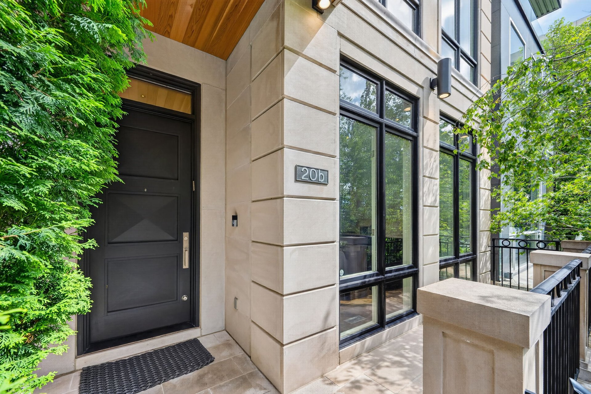 Striking Limestone Facade