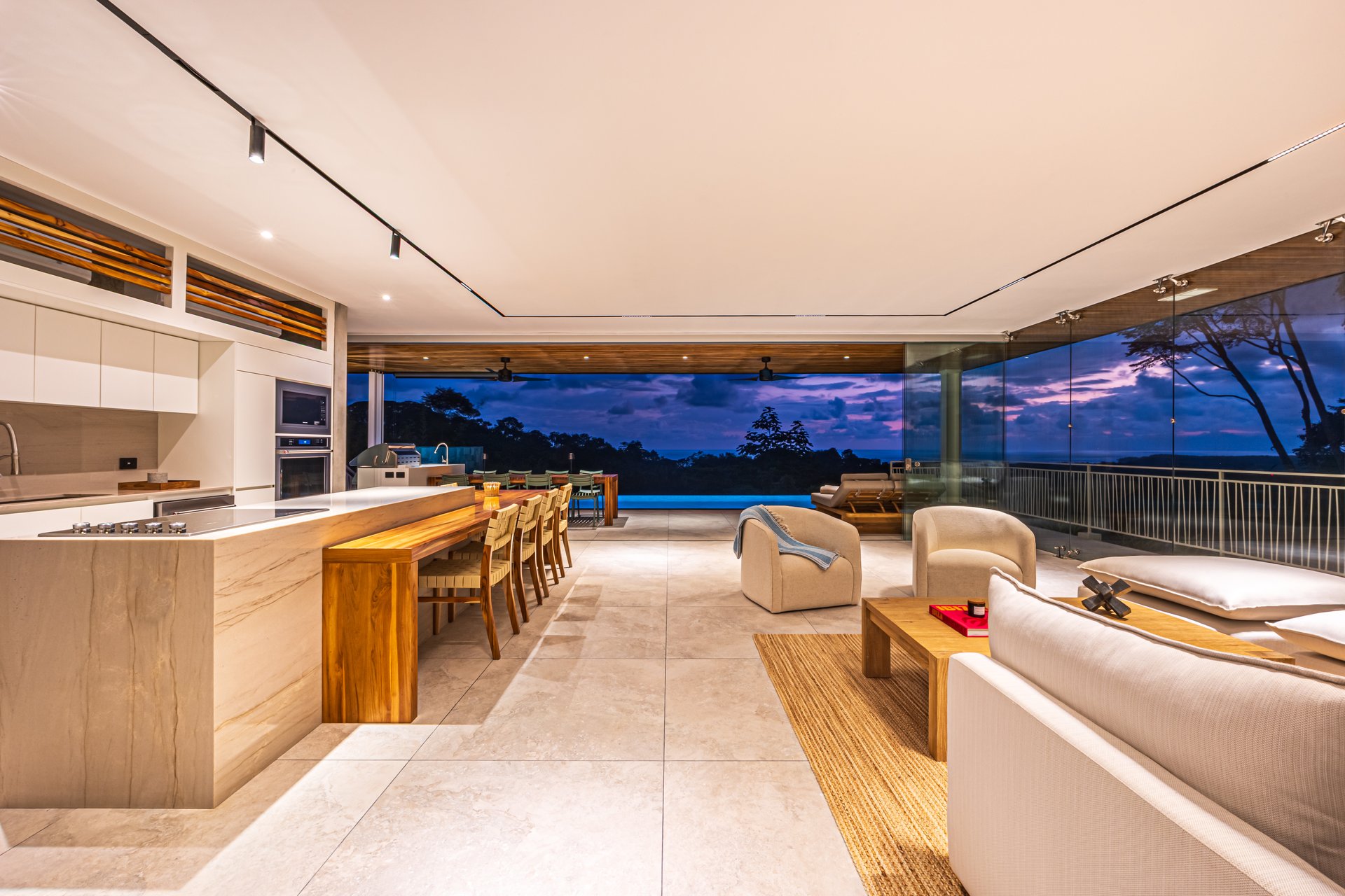 New contemporary tropical villa boasts with a movie theater and views of the iconic whale’s tail