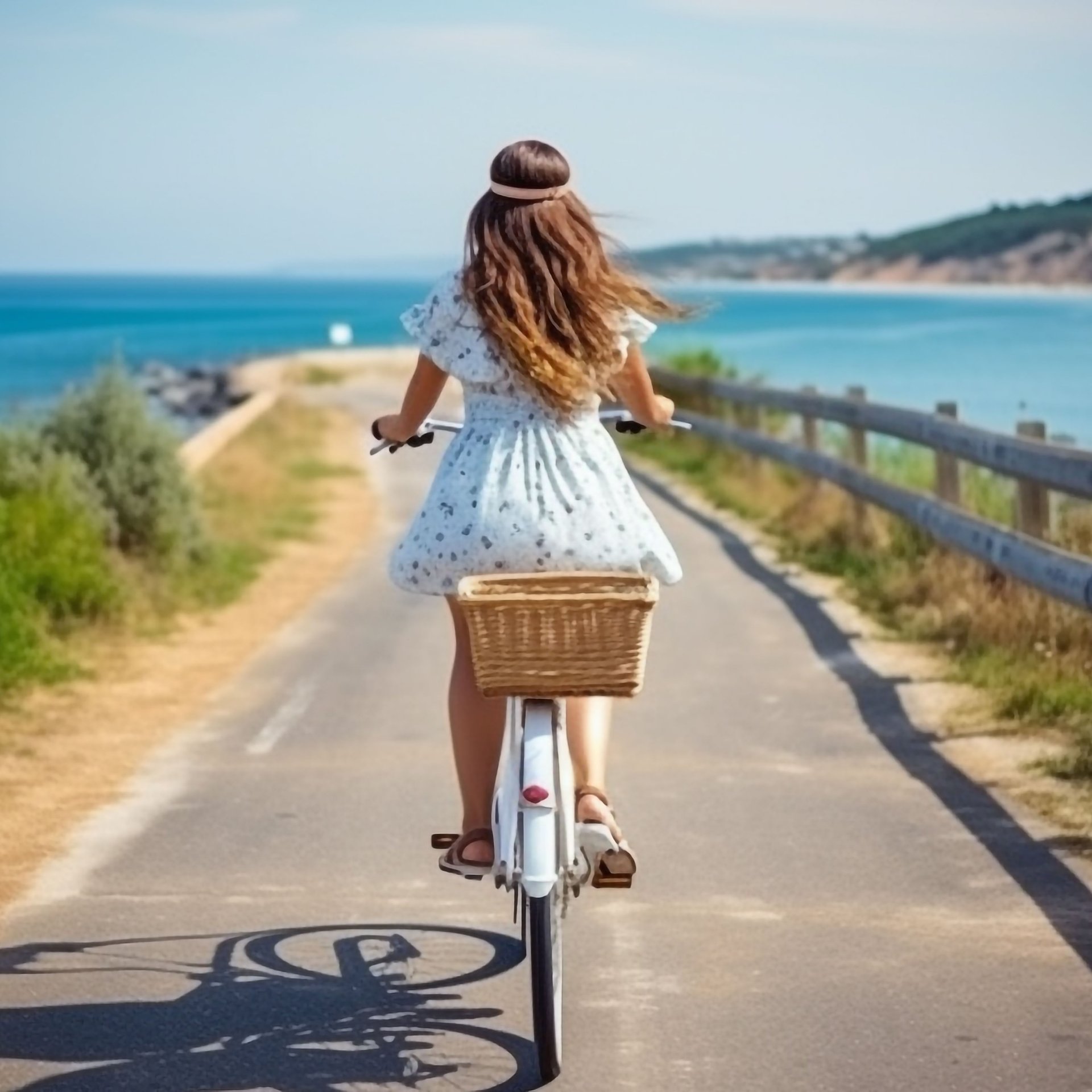 Girl on Bike