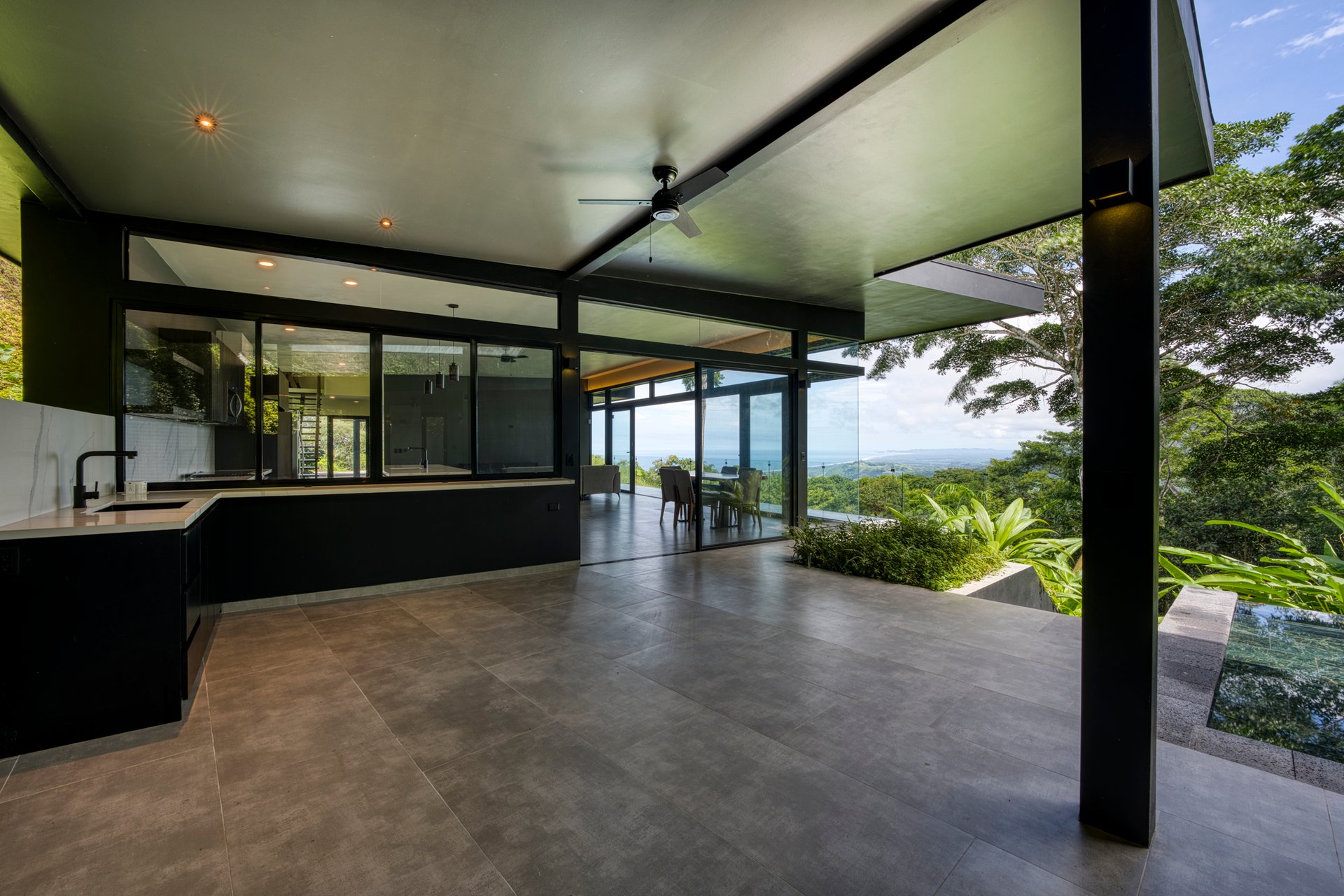 Brand new home with sunset whitewater ocean views