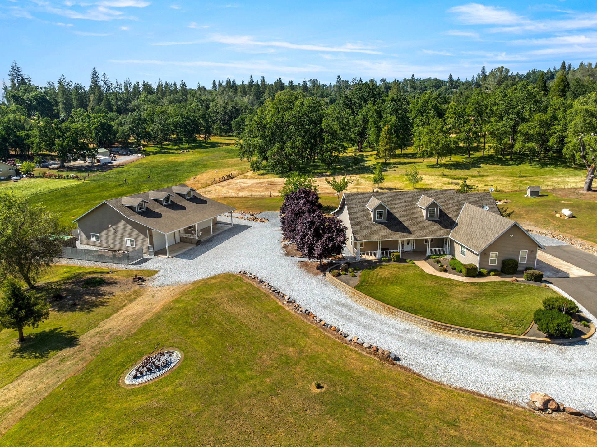 Custom Built Home on 4 Flat Acres in the Heart of Pleasant Valley – A Car Enthusiast's Dream!