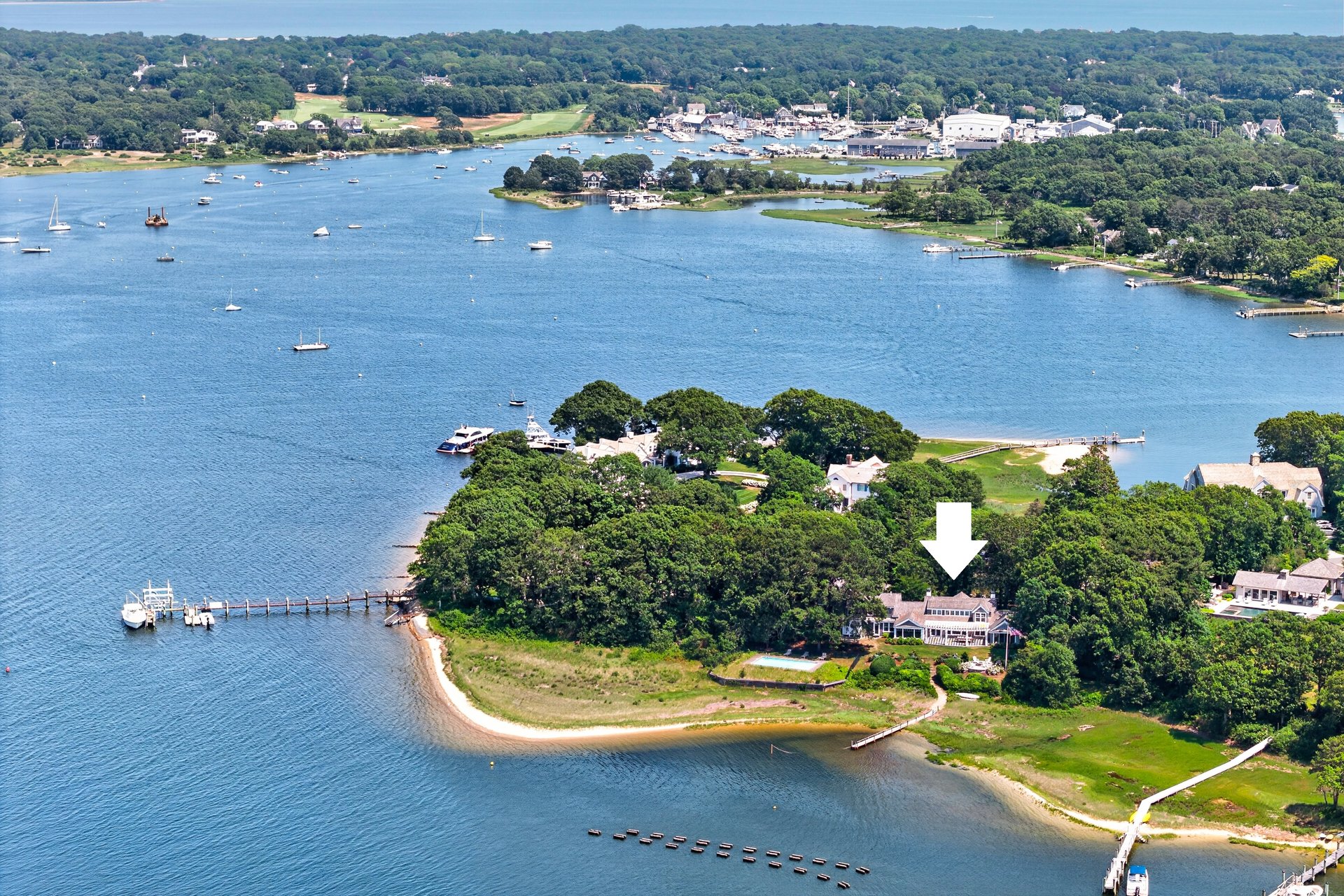 Exquisite Waterfront Estate on Oyster Harbors