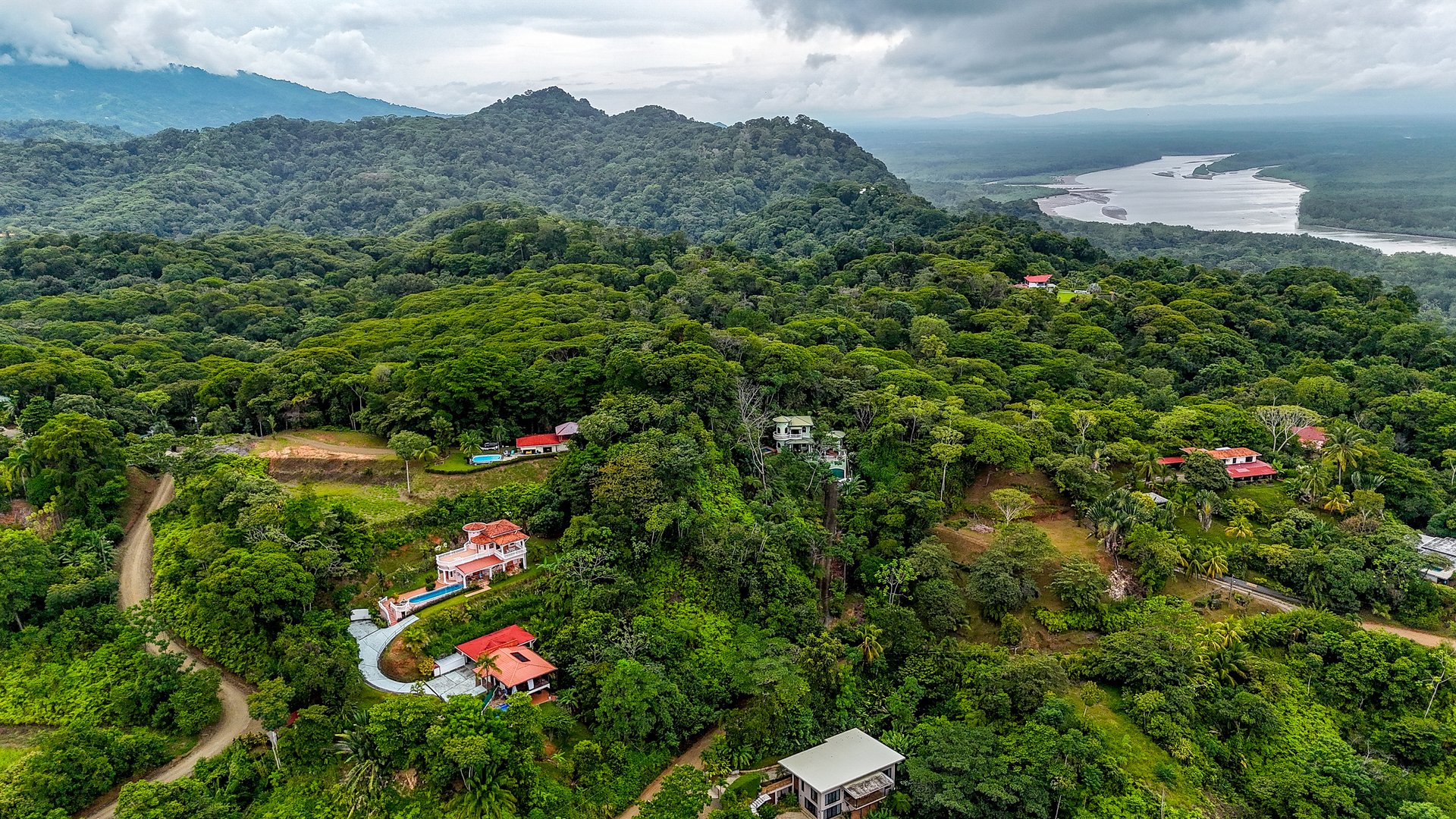 Ocean View Home for Sale in Ojochal with Pool & Jungle Views