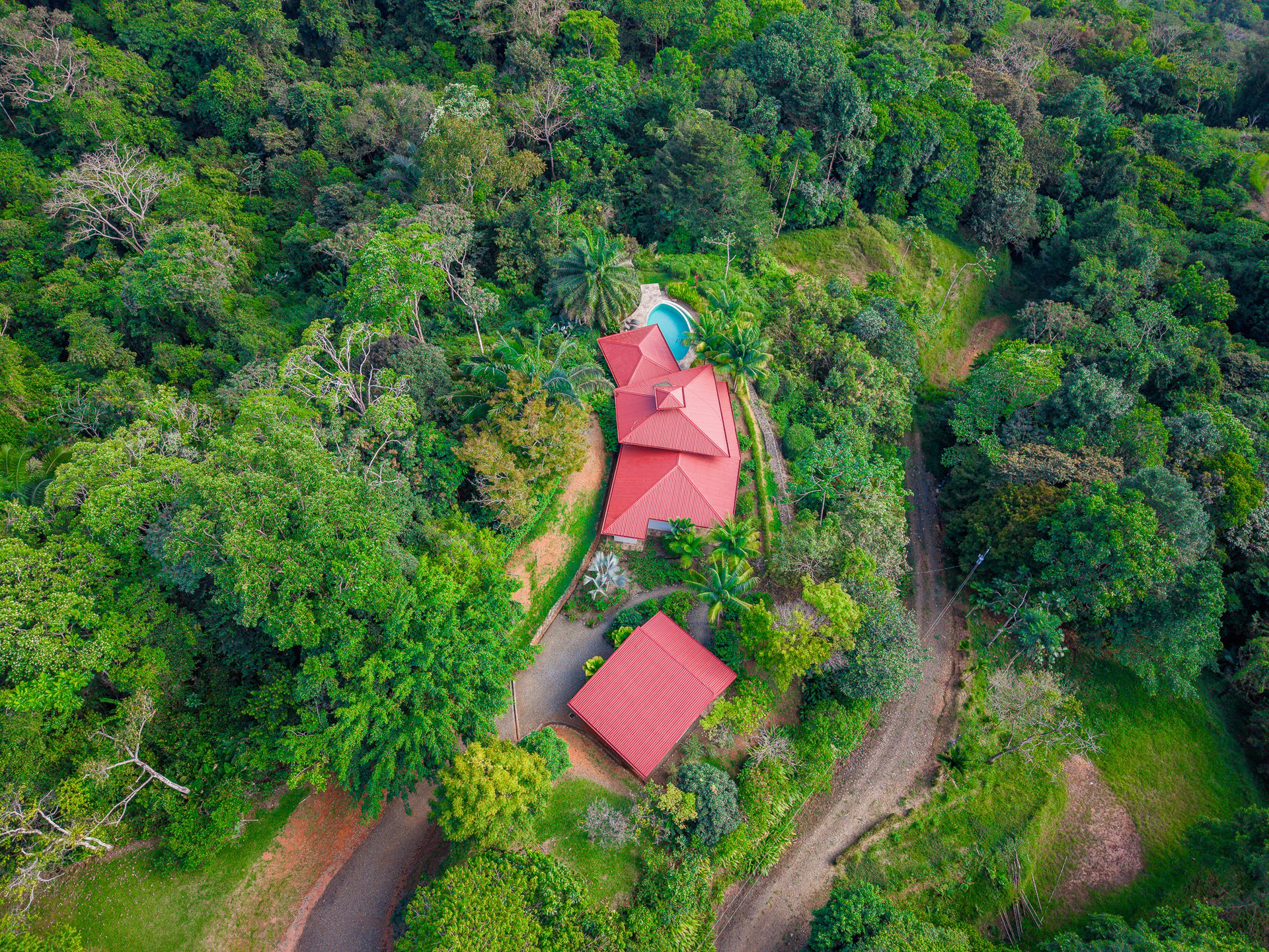 Sunset Ocean View Home on 2.6 Acres Platanillo