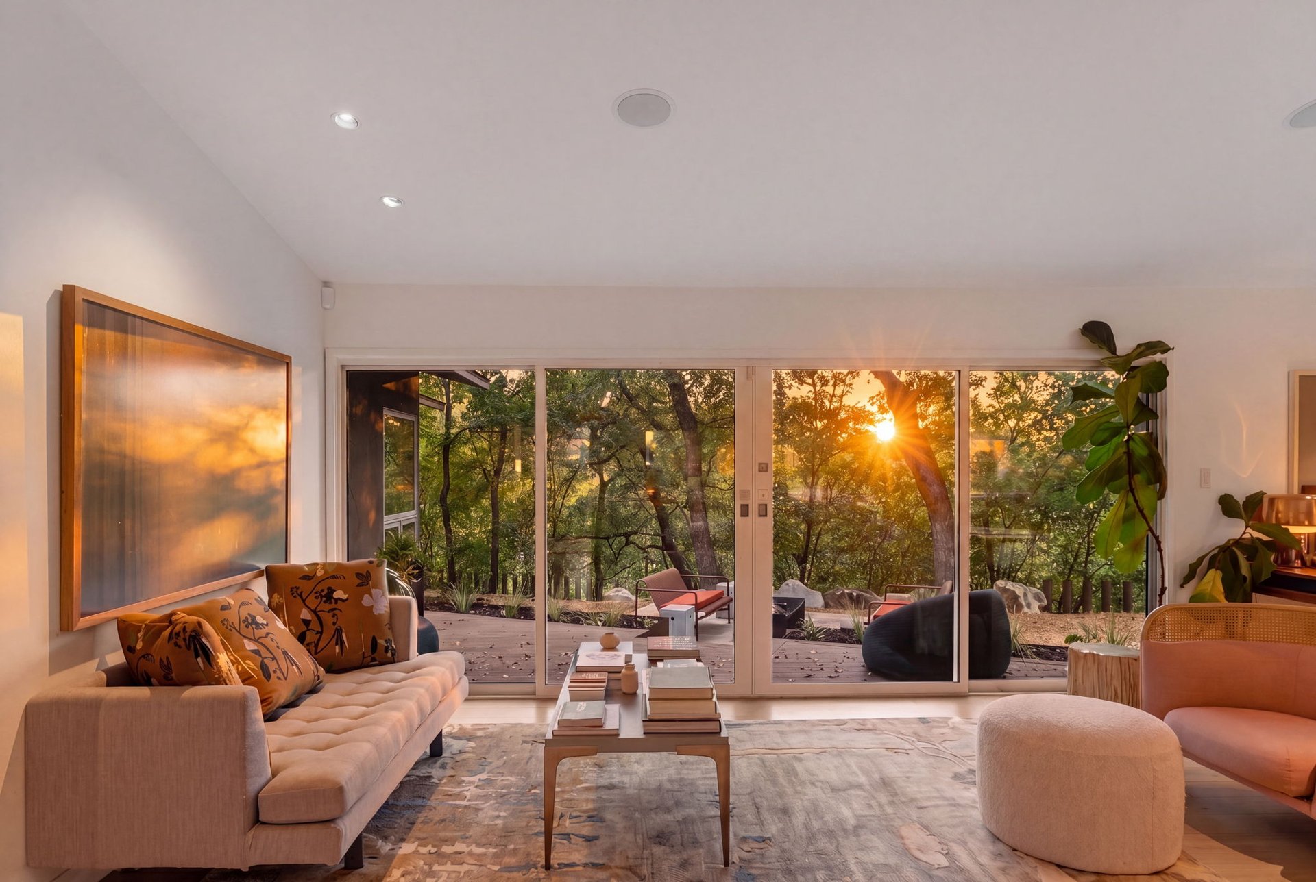 Midcentury Modern Creekside Retreat