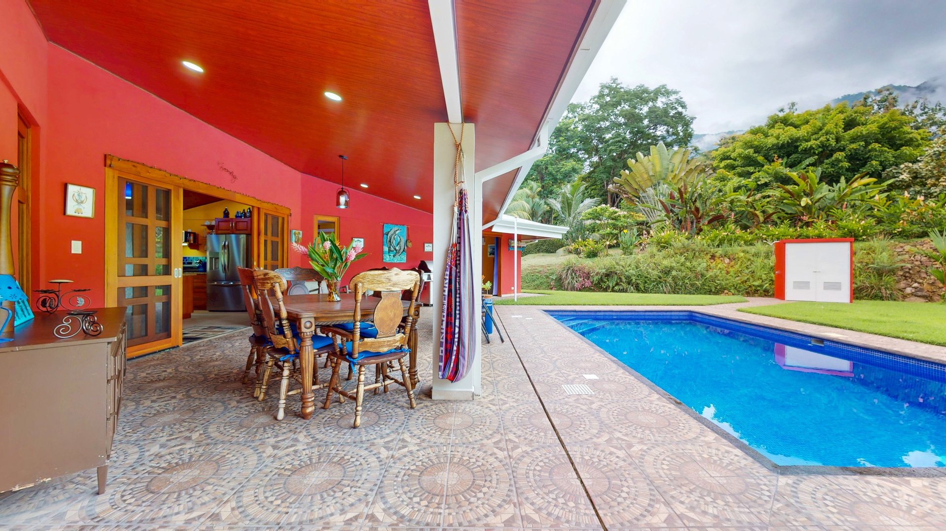 Contemporary Ojochal Retreat with Two Acres, Pool & Stream Access