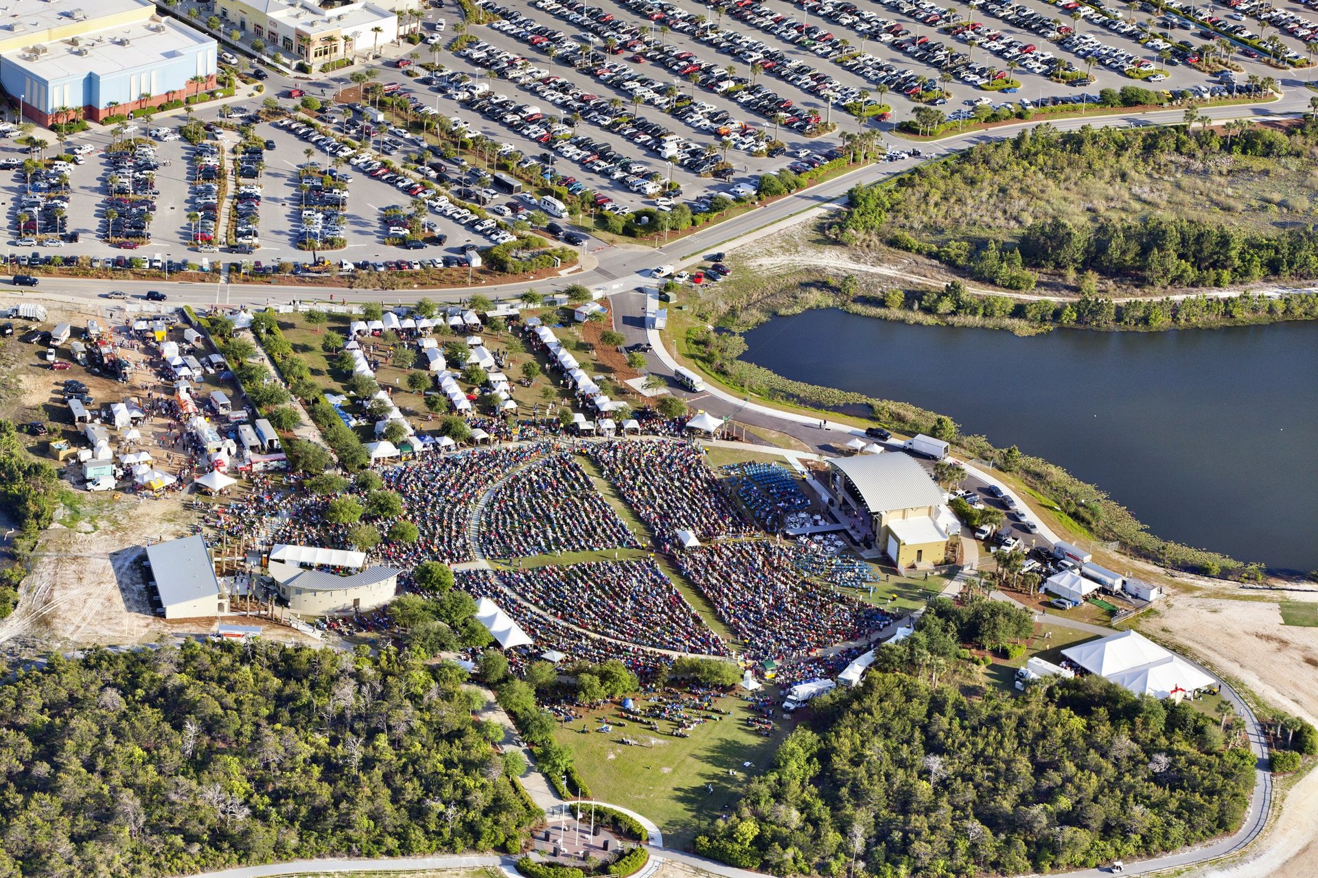 Aaron Bessant Park in Panama City Beach, home of Faith Festival
