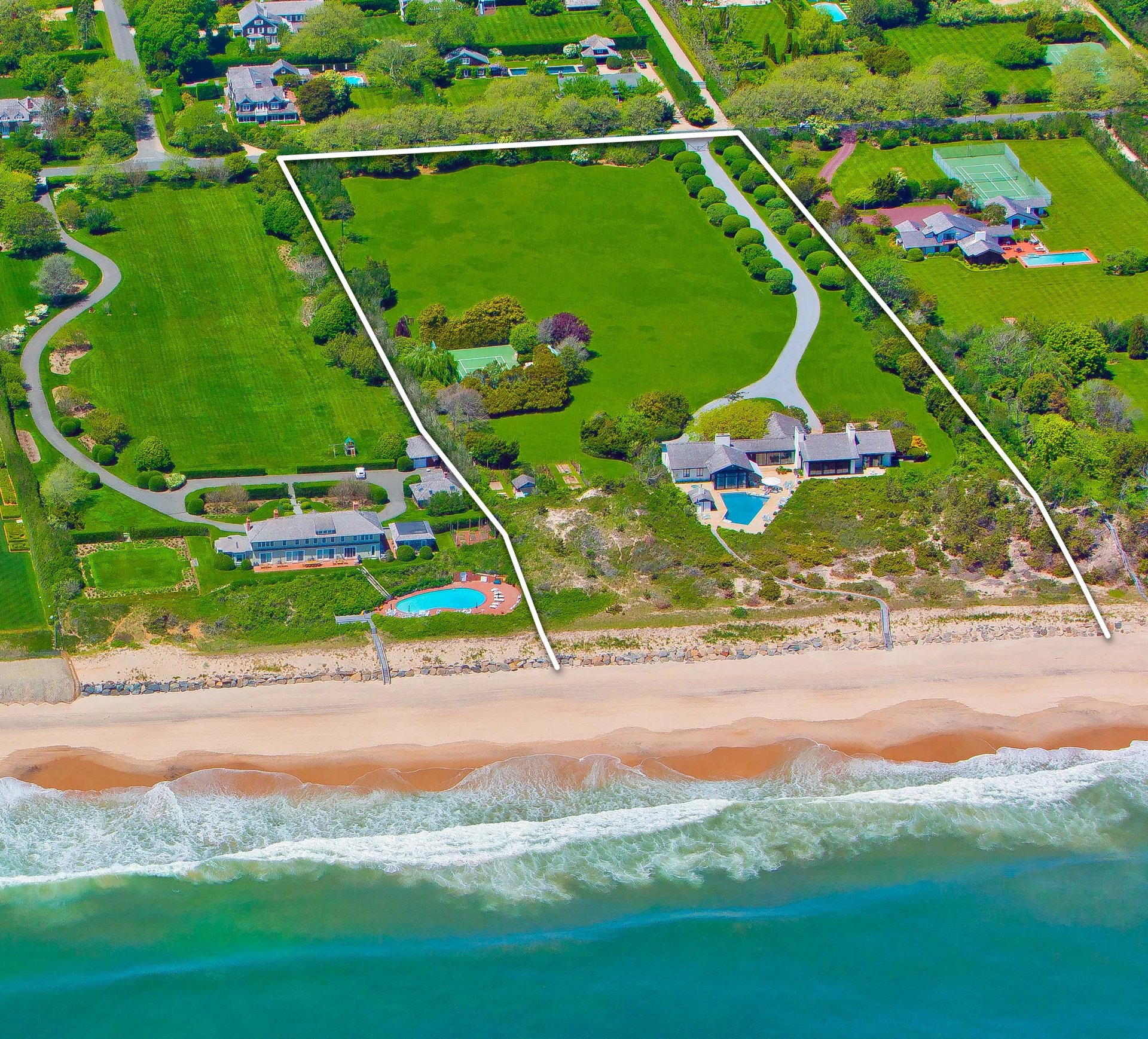 Lily Pond Oceanfront Estate