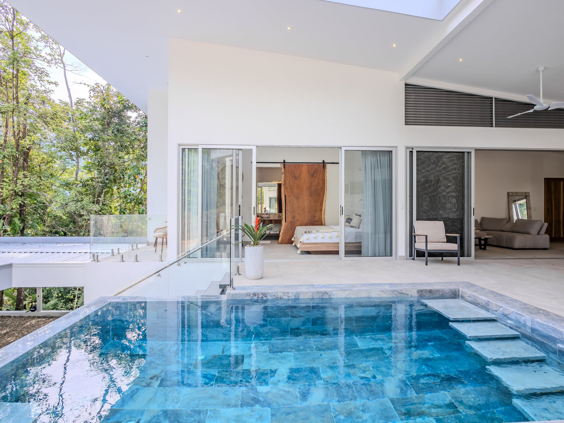 A Huge Rainforest, River & Waterfall Property With TWO Mountain & Jungle-View Luxury Homes on a Massive 4.93 Acre Lot – PLUS an Additional Plantel ready for Development