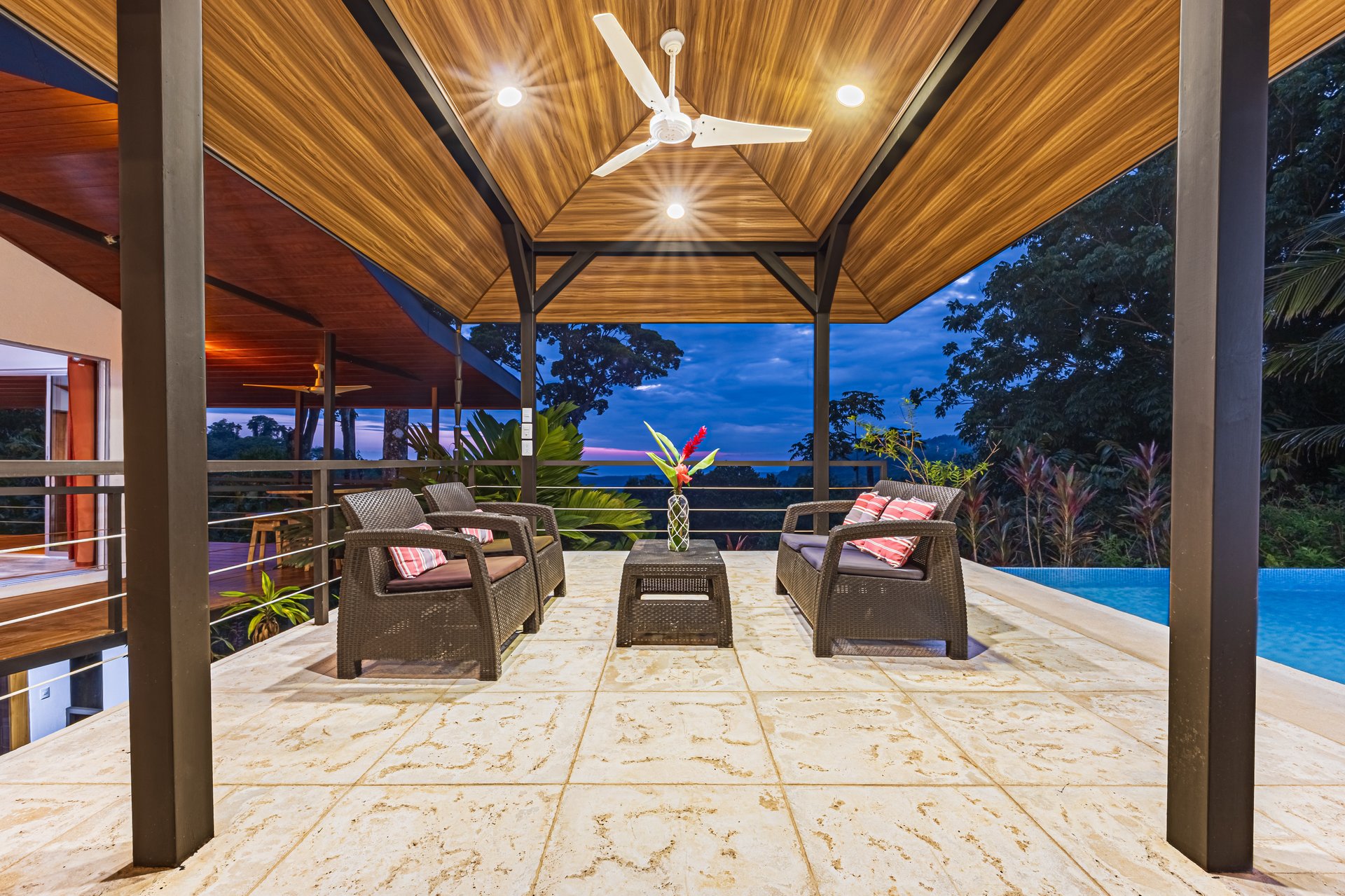 Casa OdiSea – Private Ocean View Estate with Waterfall Access in Portasol, Costa Rica