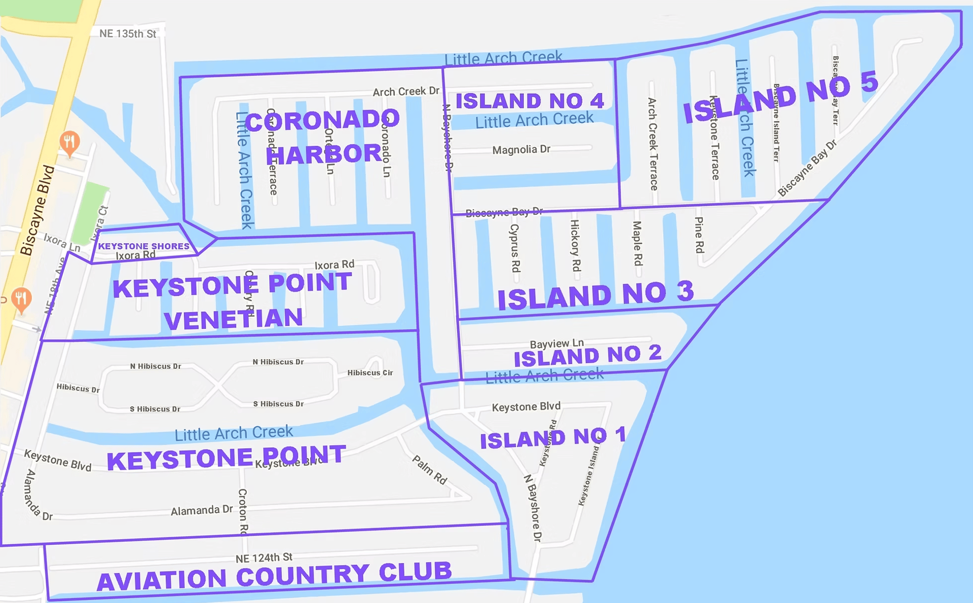 Keystone Point Subdivisions