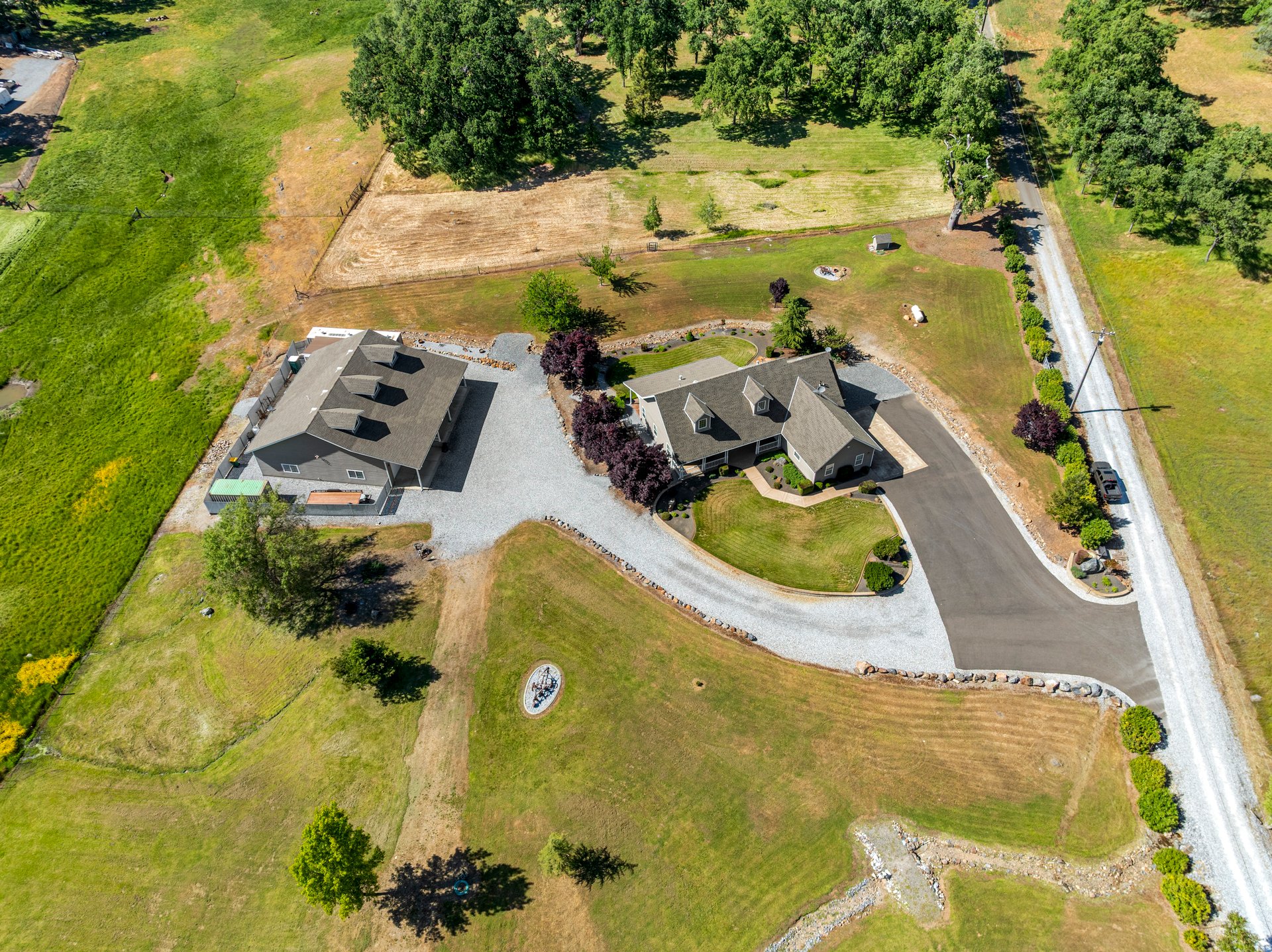 Custom Built Home on 4 Flat Acres in the Heart of Pleasant Valley – A Car Enthusiast's Dream!