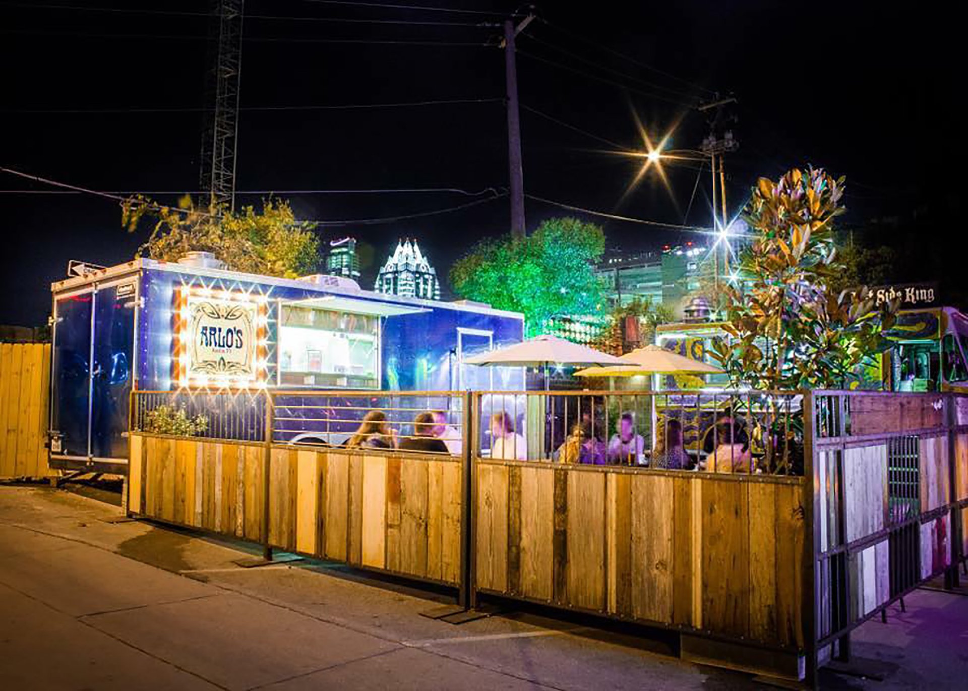 Guest houses with green lawn