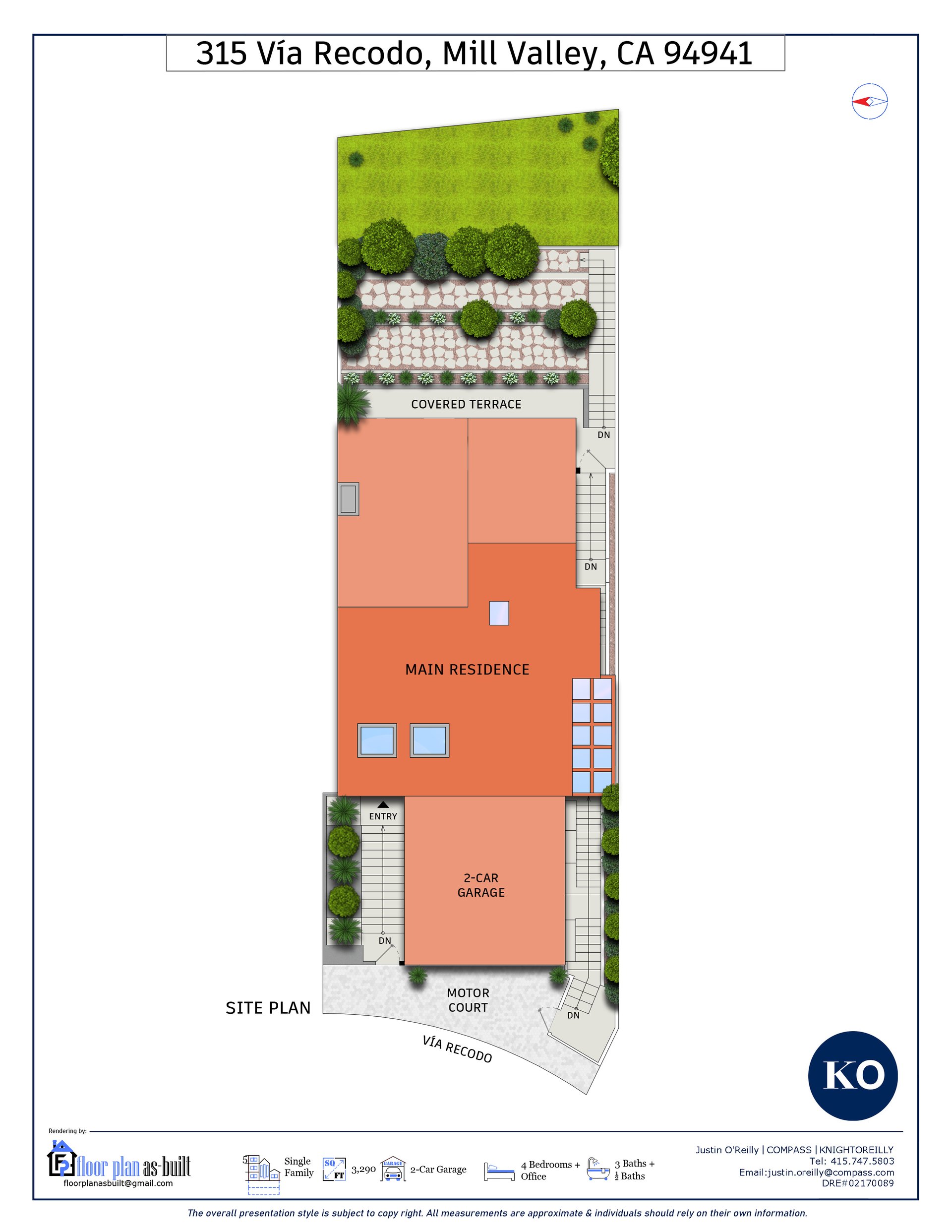 315 Via Recodo, Mill Valley *Represented Seller* Sold Off-Market