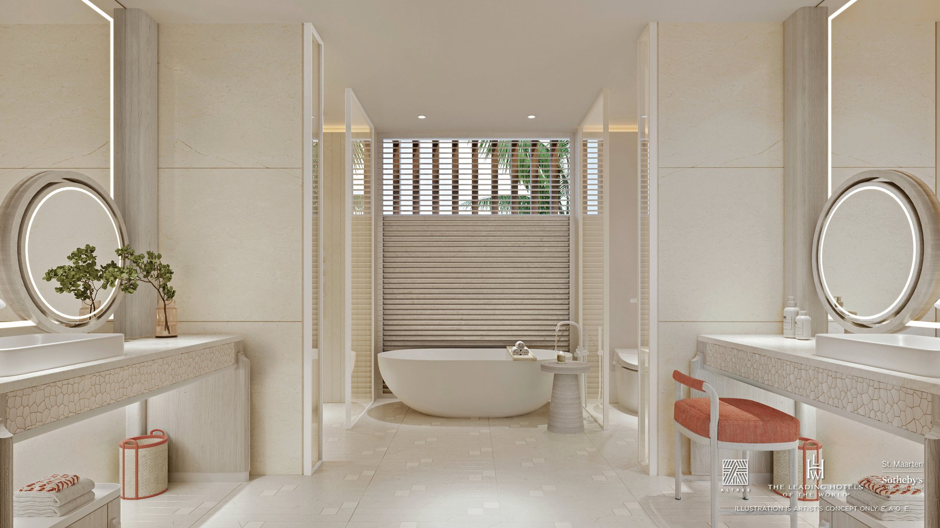 Private Address - 2 Bedroom & Den Executive Suite with ocean view