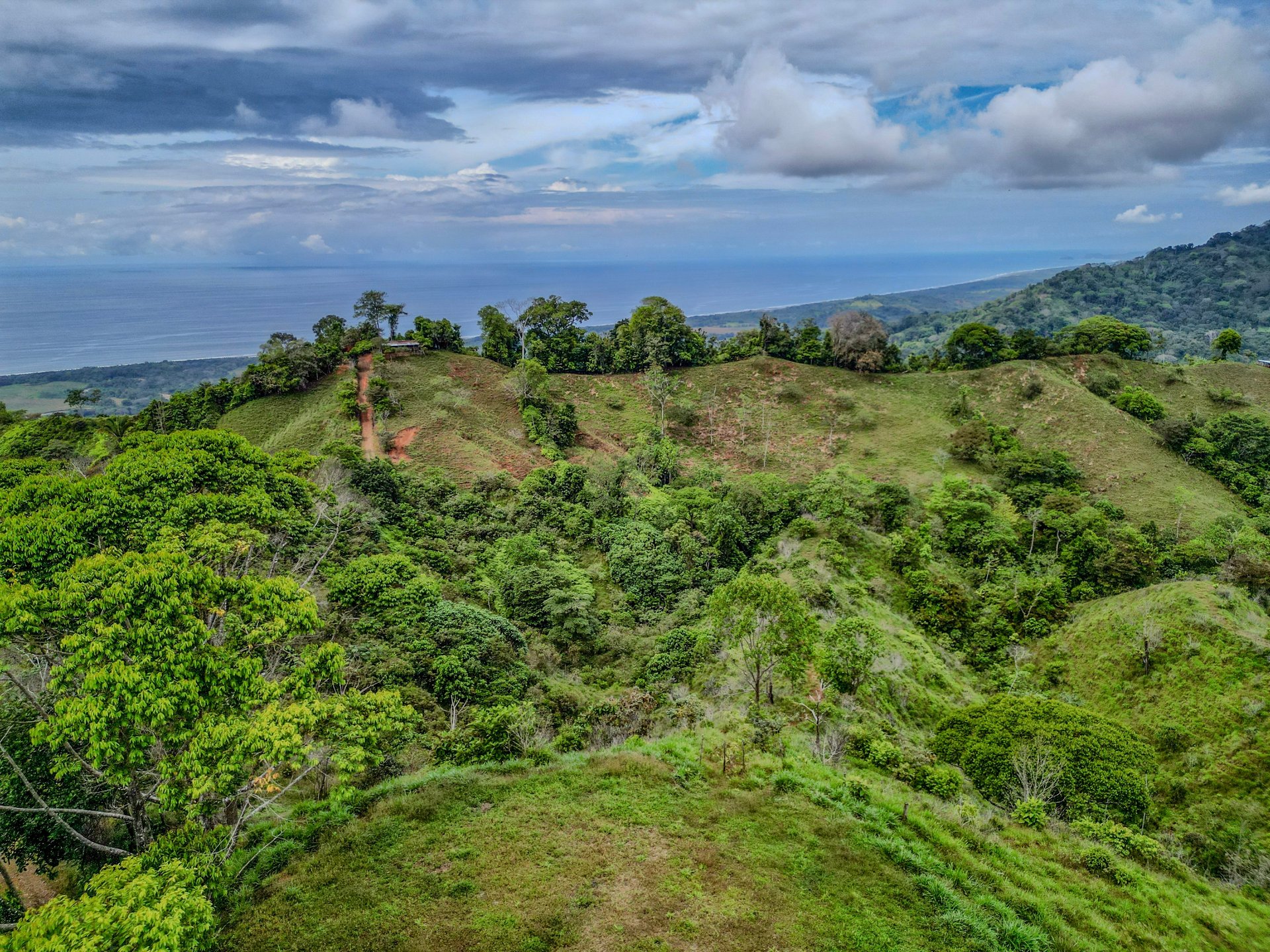 59.35 ACRES- Ocean And Mountain View Land, 6 Building Areas, Legal Water, Public Road, 20min From Beaches!!!