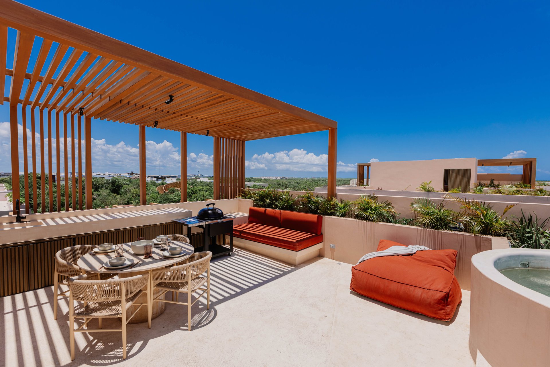 Aflora Aldea Zama Penthouse | 1BR Rooftop + Pool