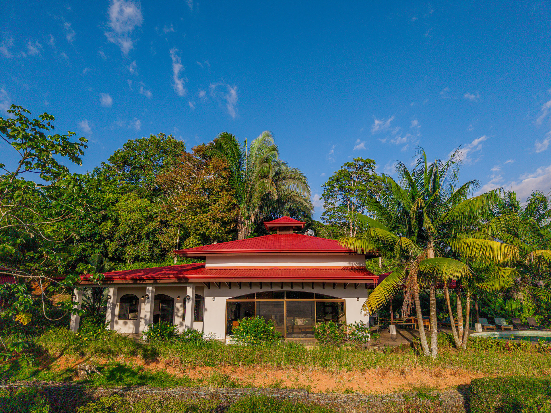 Sunset Ocean View Home on 2.6 Acres Platanillo