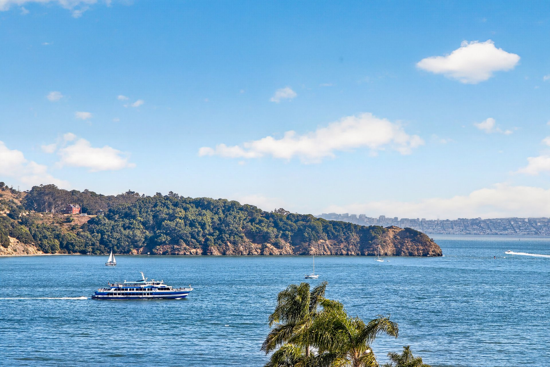 Picturesque Views of the Bay and Angel Island