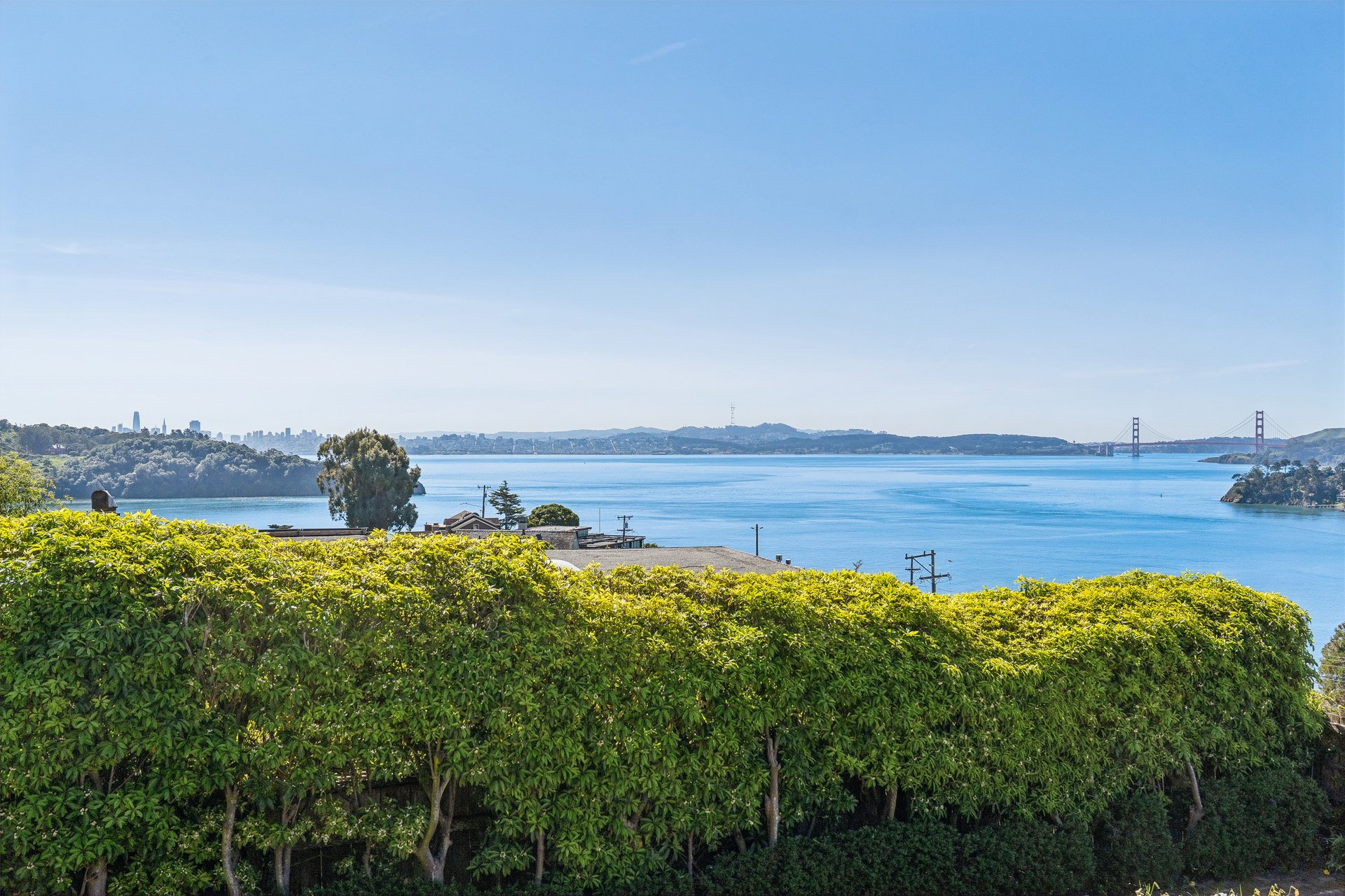 Spectacular Views of the Bay and Golden Gate Bridge