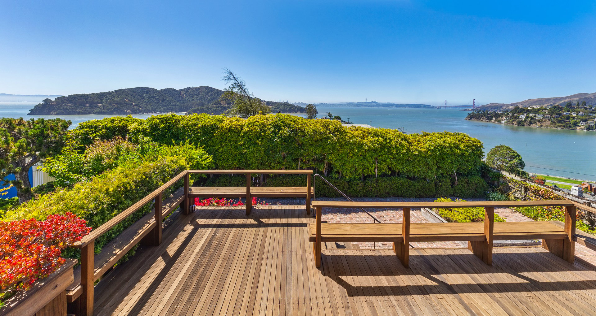 Spectacular Views of the Bay and Golden Gate Bridge