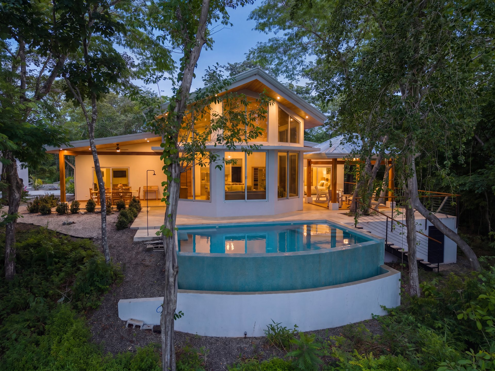 Casa de Las Barbas & Casa Libertad | Two Ocean View Homes on 3.5 Acres in Pura Jungla