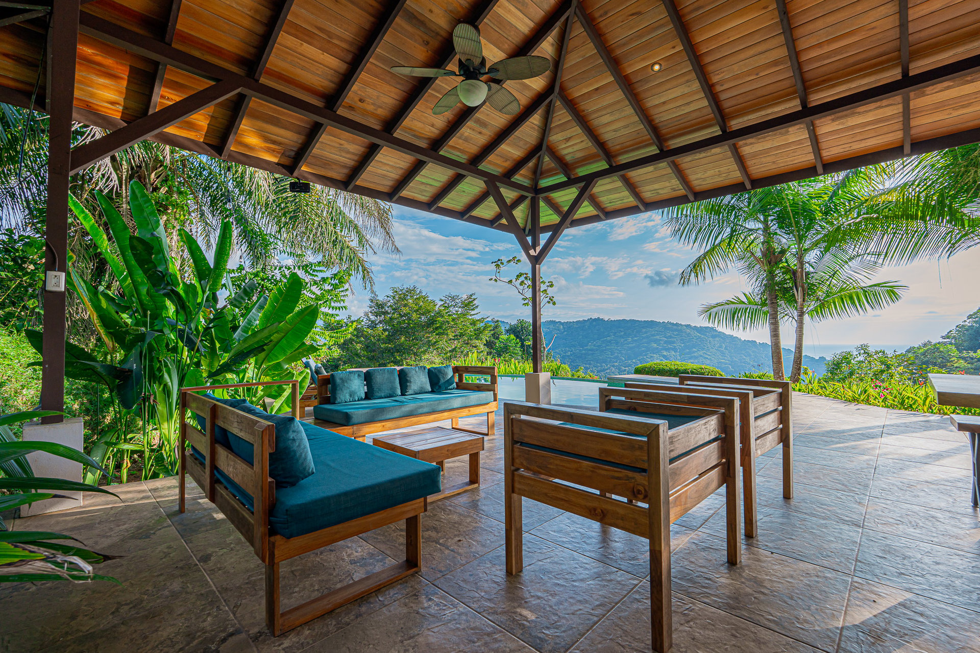 Sunset Ocean View Home on 2.6 Acres Platanillo