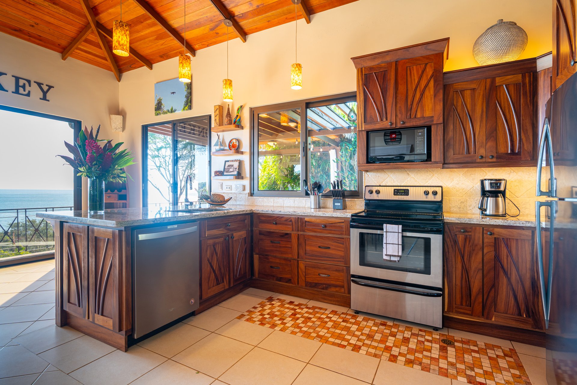 Canto Del Mar, Villa 3, Front Ridge Full Sunset Ocean and Jungle Views!