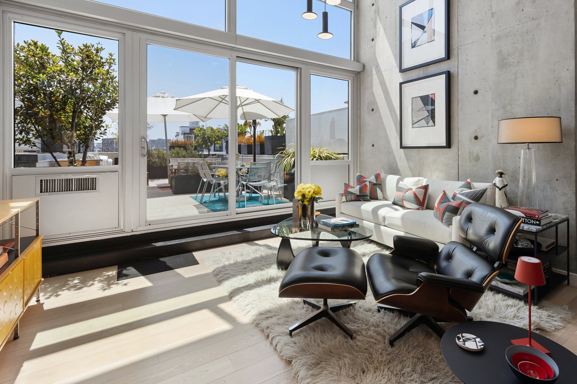Modernist Loft With Designed Terrace