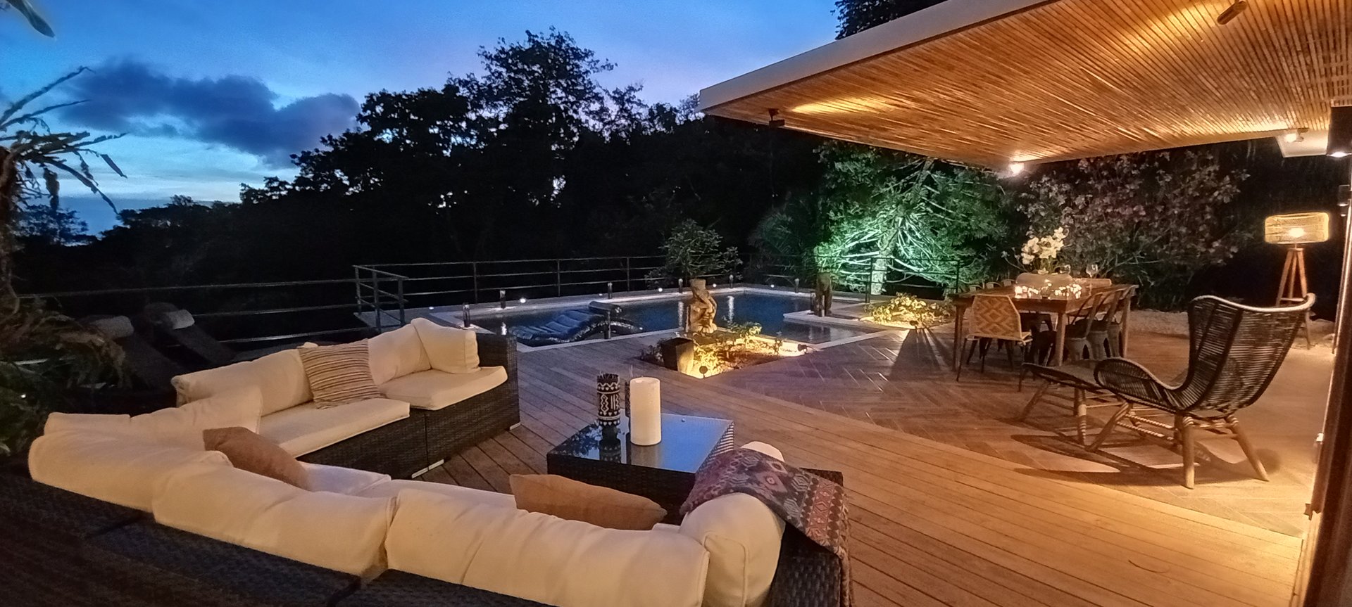 Five Star Private Rainforest Estate on Acreage with Creek