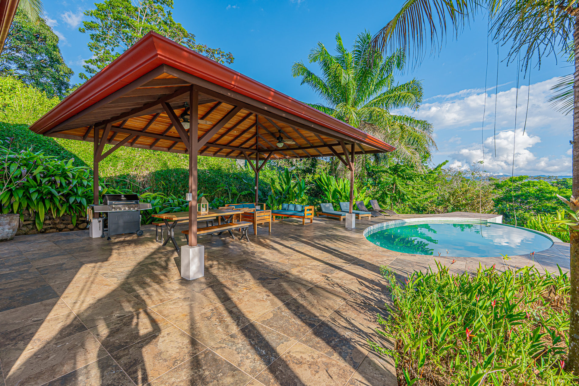 Sunset Ocean View Home on 2.6 Acres Platanillo