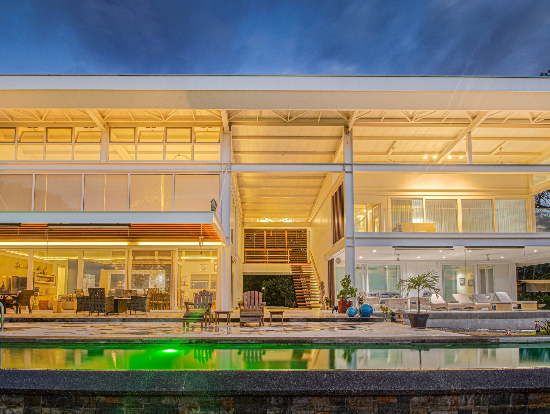 Nativa Contemporary Infinity Views | Luxury Rainforest Estate with Pacific Ocean Views