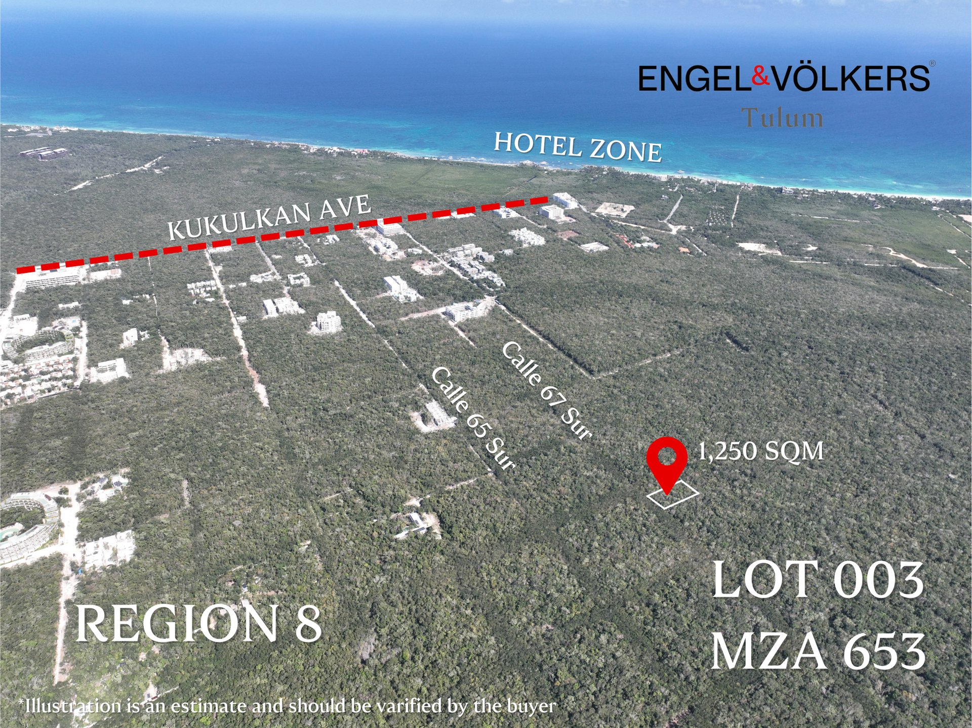 Region 8 Tulum Lot for Sale | PE/rs Zoning Near the Beach