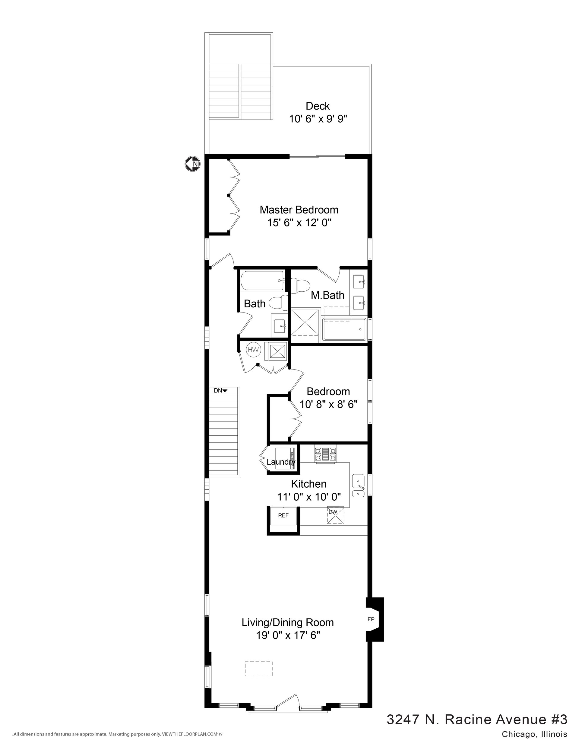 3247 N Racine #3