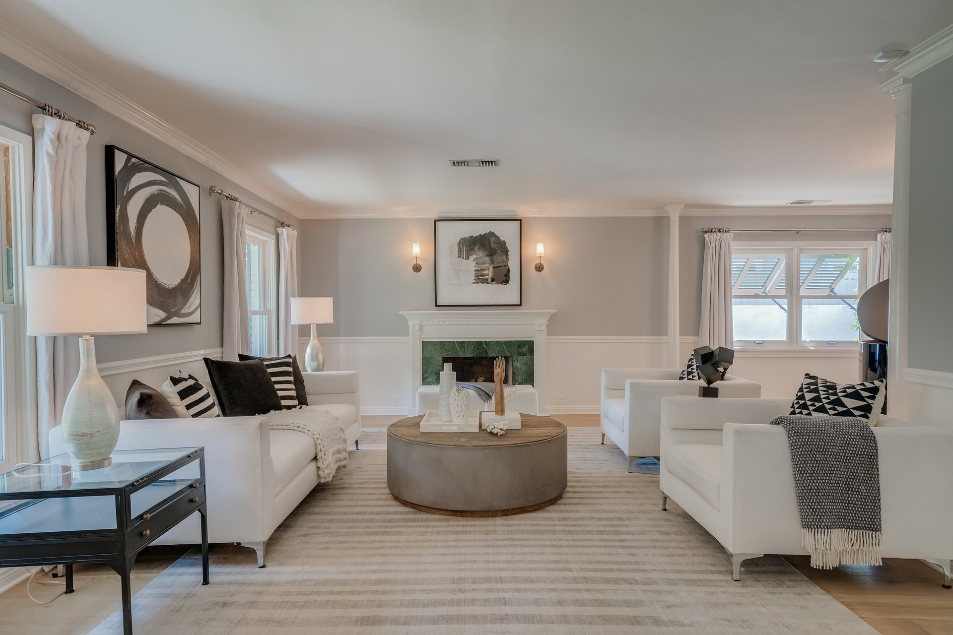 A Hampton's Vibe Traditional Home in Studio City 