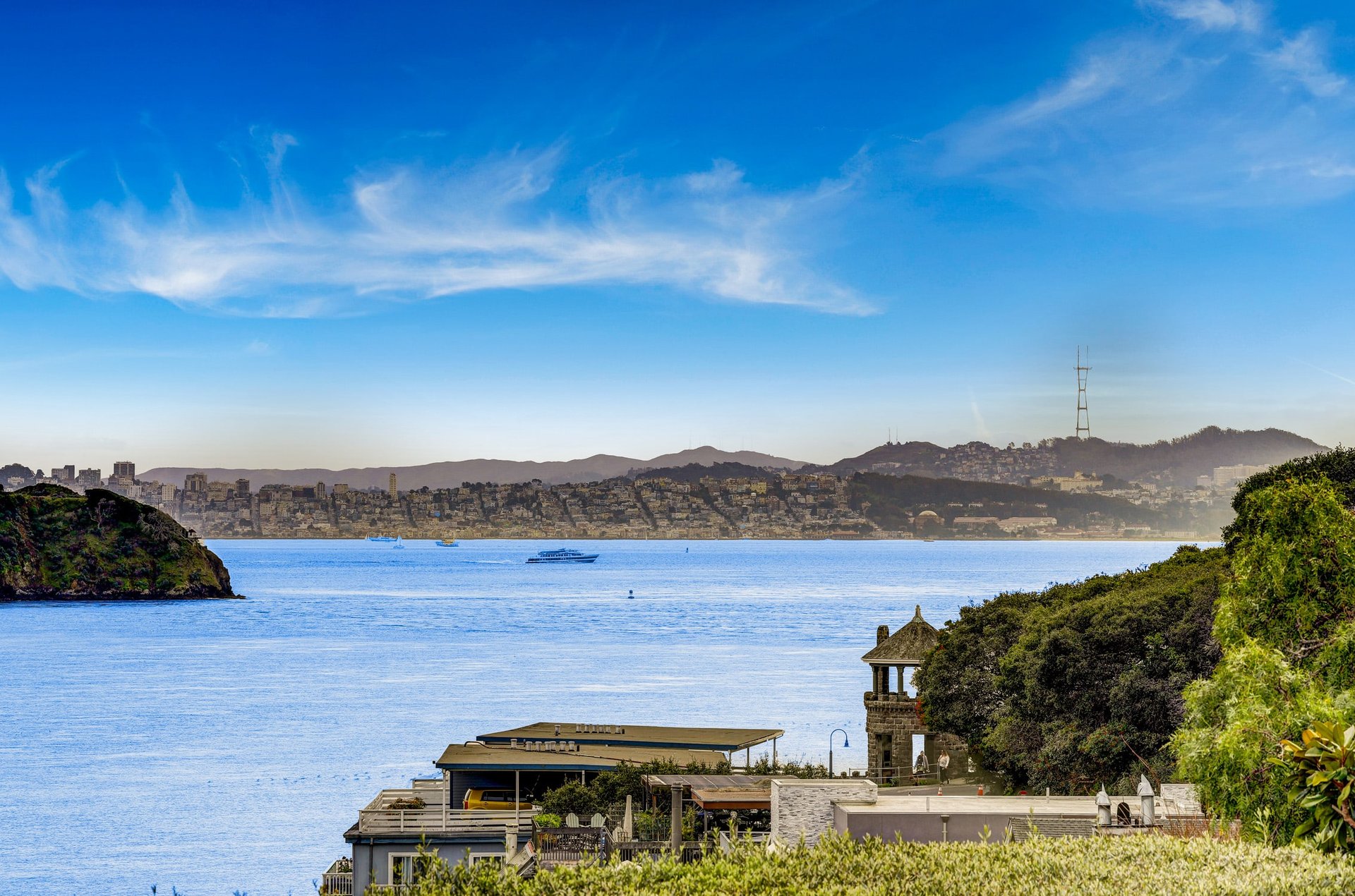 Picturesque Views of San Francisco Bay & Angel Island