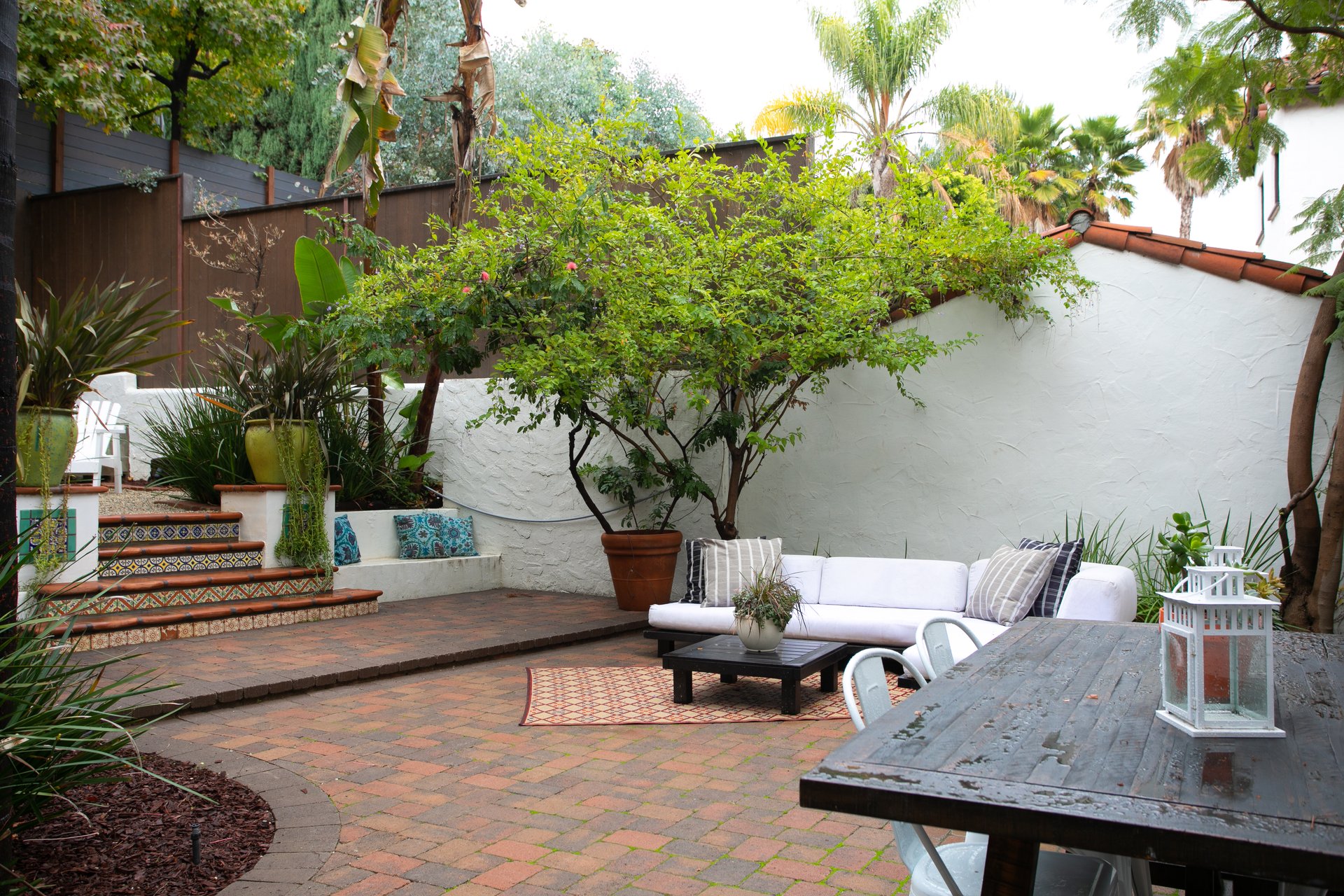 Sequestered Spanish Colonial Revival North of the Boulevard 