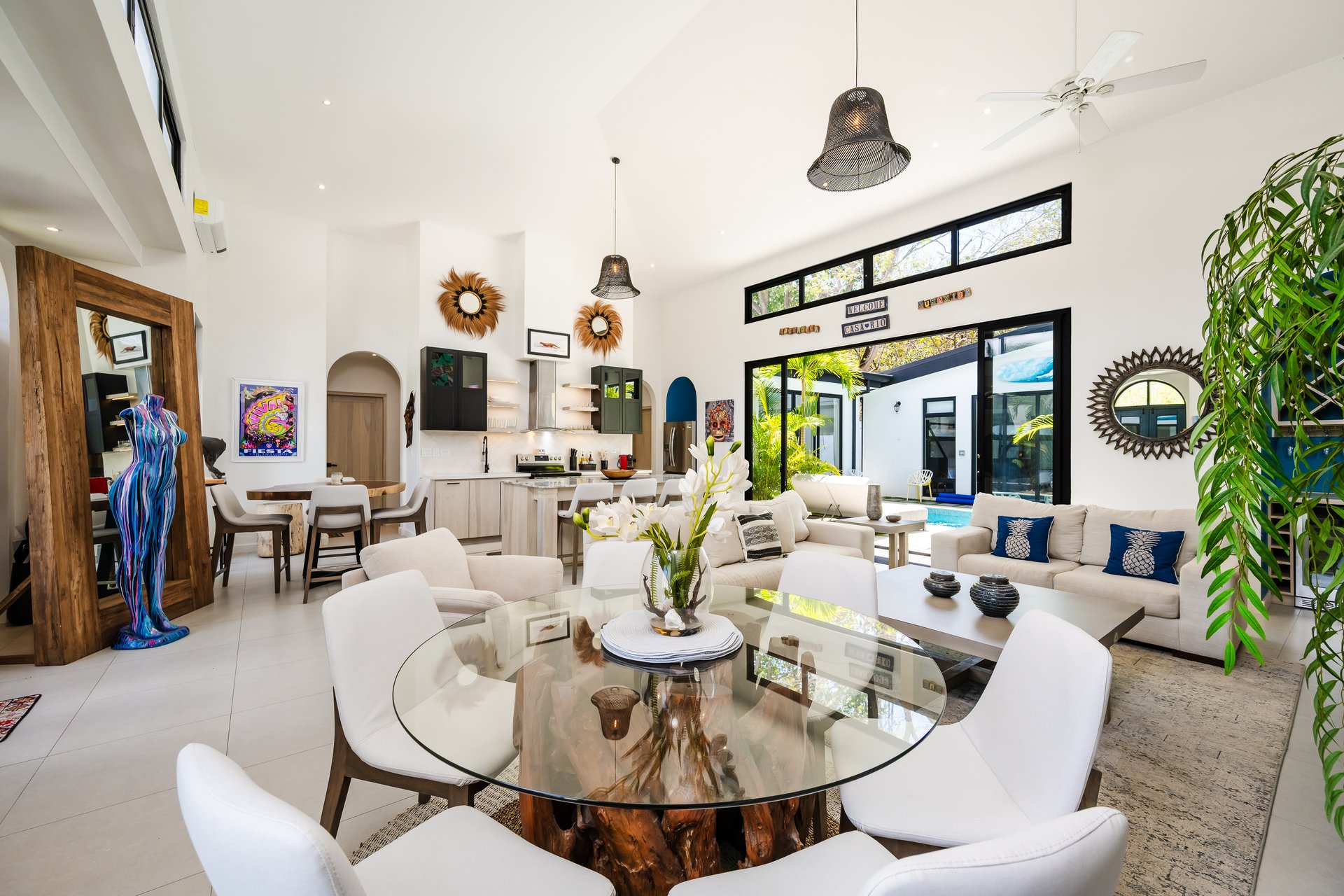 Casa Rio | Modern 5-Bedroom Home with Pool & Casita in Surfside Potrero