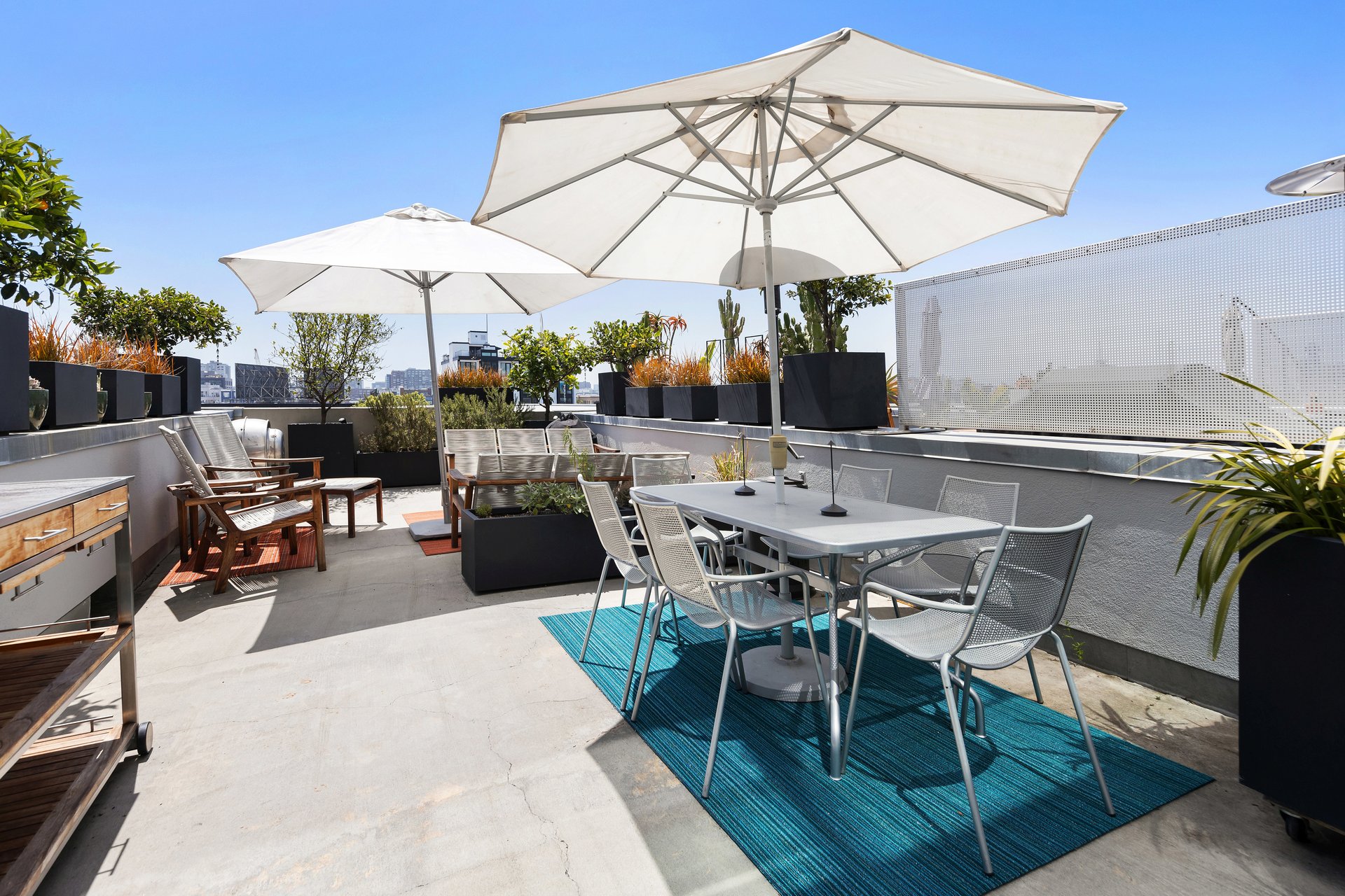Modernist Loft With Designed Terrace