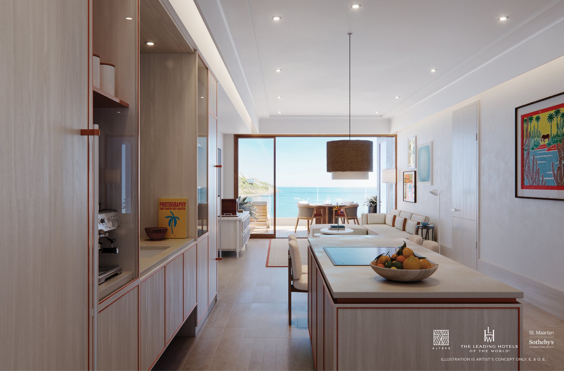 Private Address - 2 Bedroom & Den Executive Suite with ocean view