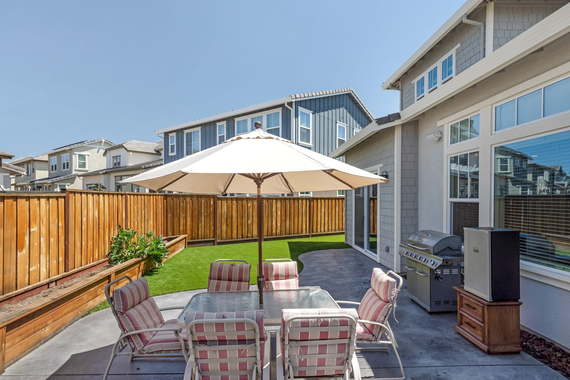 Newly Constructed Residence with Spacious Flat Yard- Represented Buyer