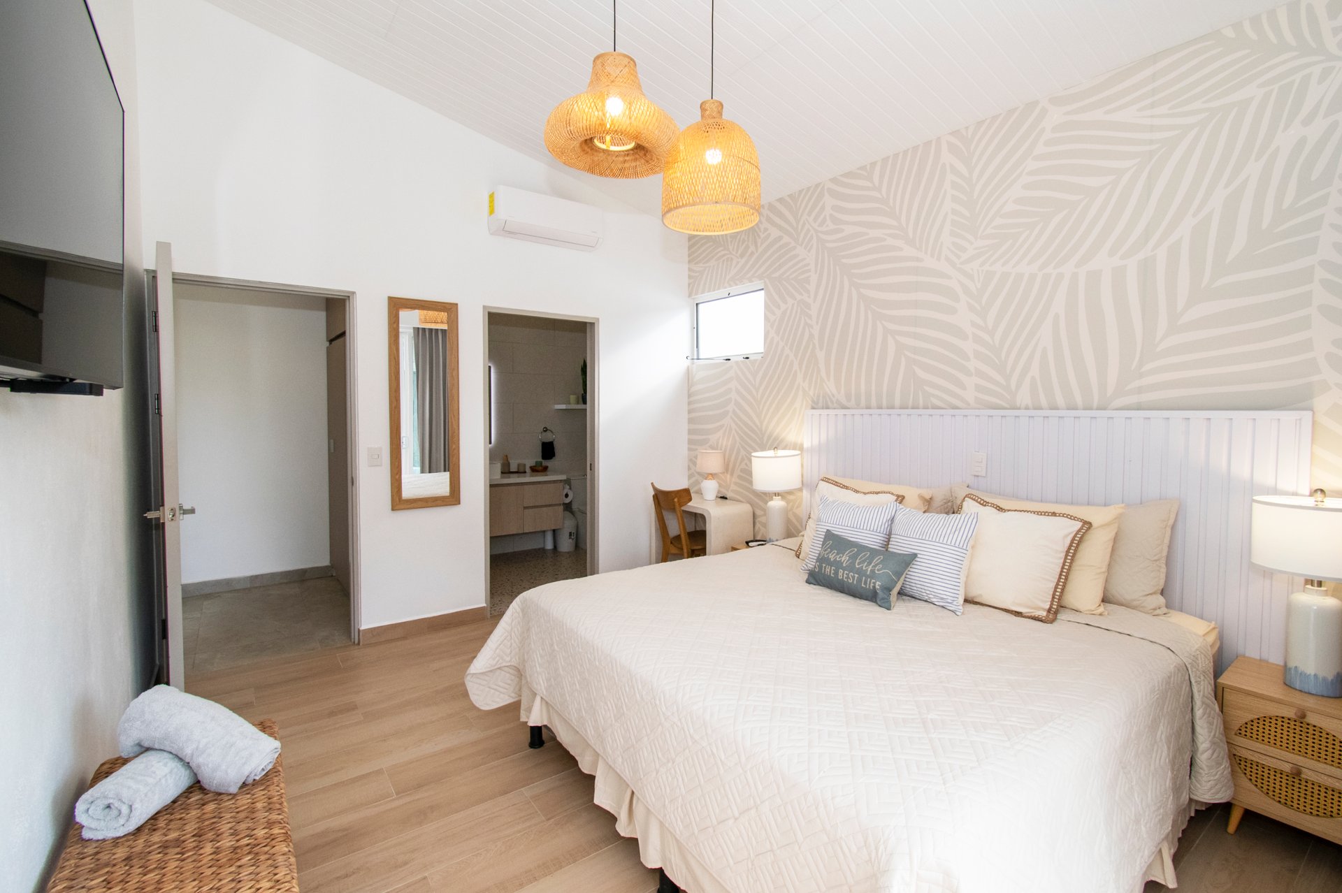 Turnkey Tropical Home Steps from the Beach