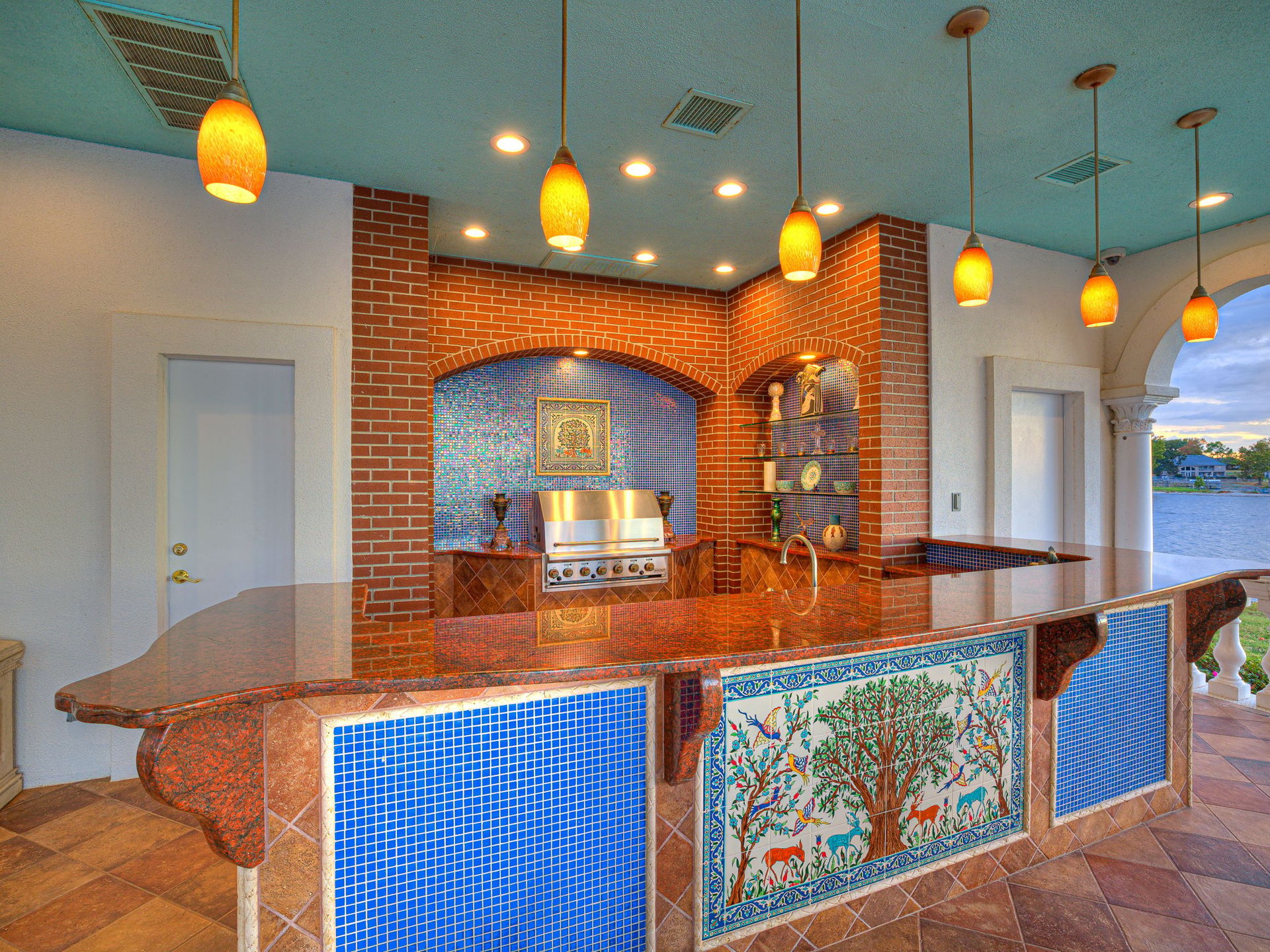 Mediterranean Estate Surrounded by the Beauty of Grand Lake 