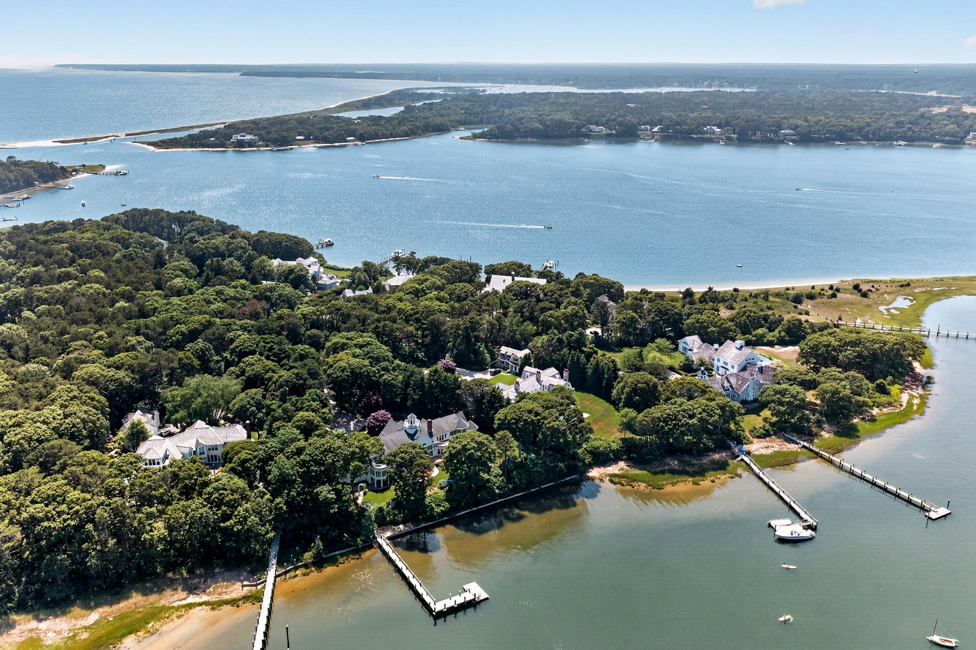 Breathtaking views over West Bay and Eel River