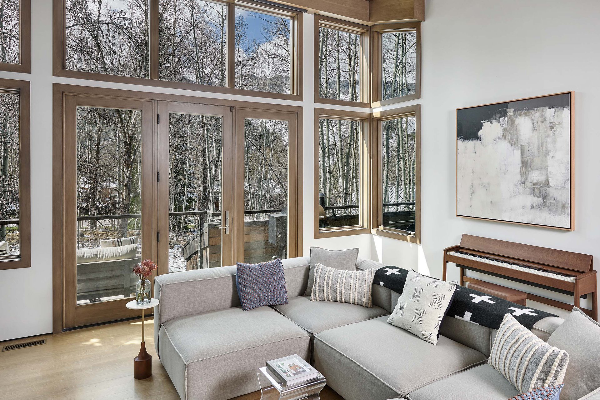  Contemporary Home Nestled on the North Side of Aspen 