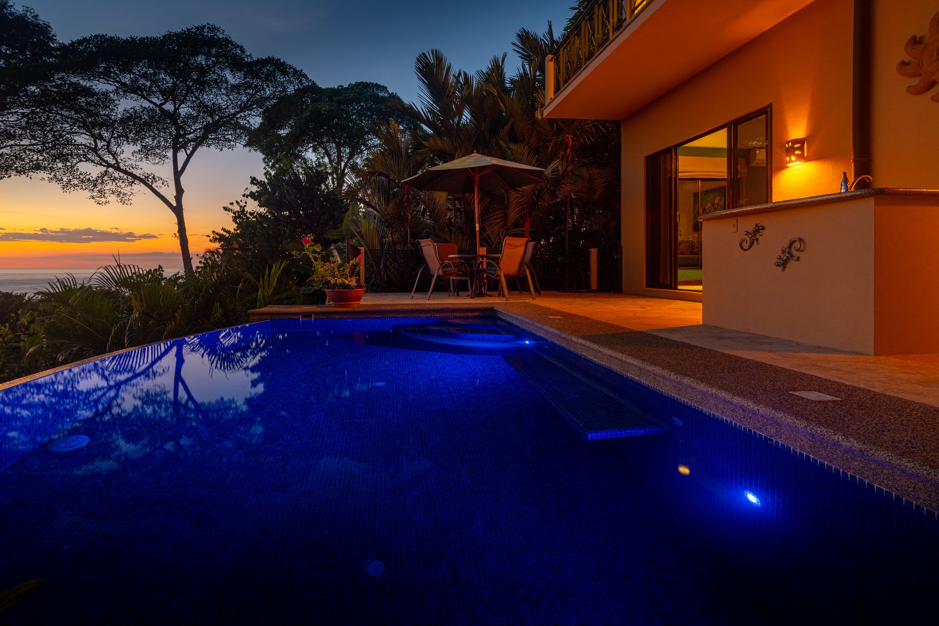 Canto Del Mar, Villa 3, Front Ridge Full Sunset Ocean and Jungle Views!