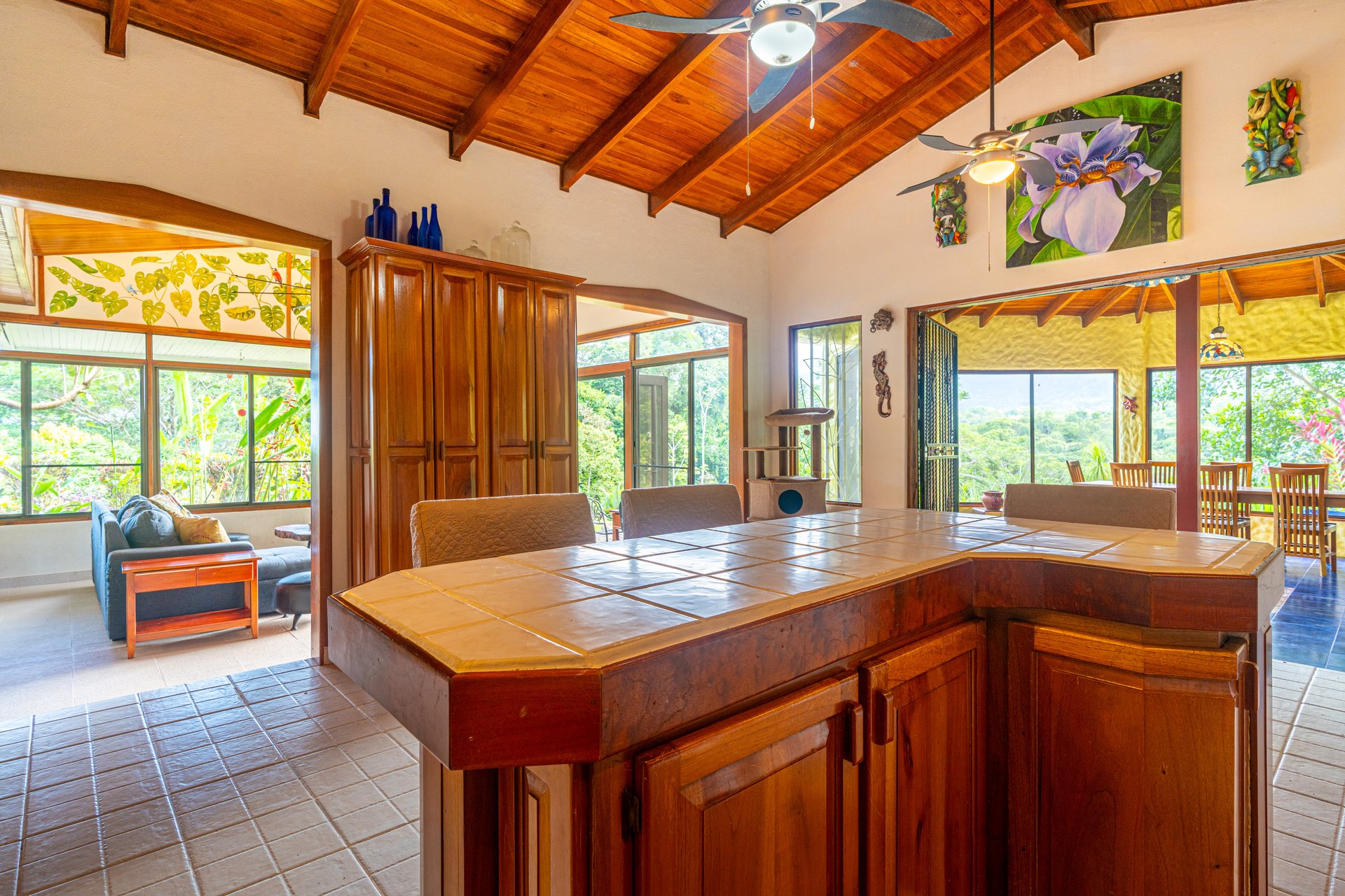 Amazing Mountain View and Ocean View House and Guest House on 4.5 Acres of land in Ojochal