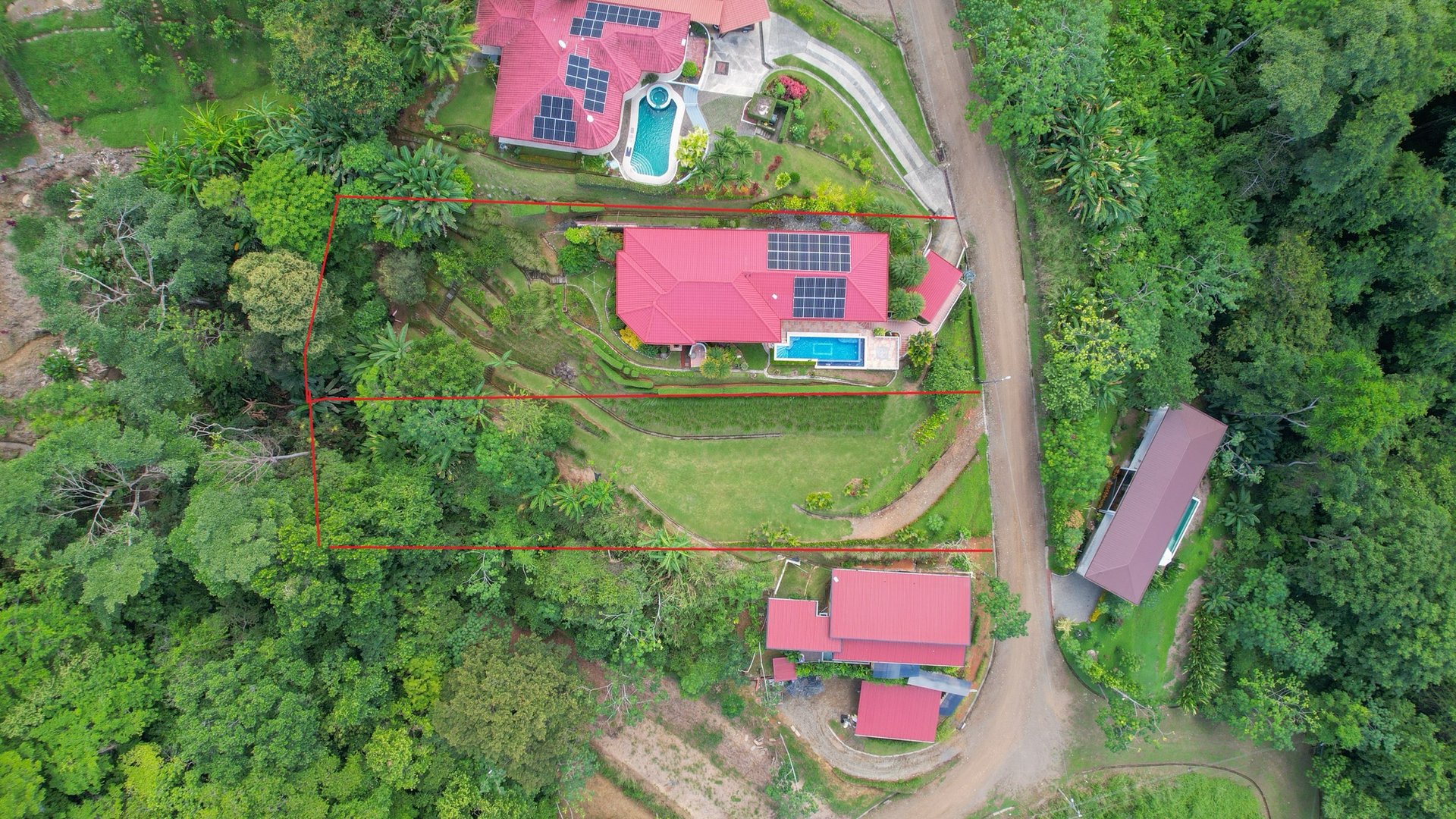 Tropical Hacienda with Breathtaking Whitewater Views in Most Desirable Gated Community in Ojochal