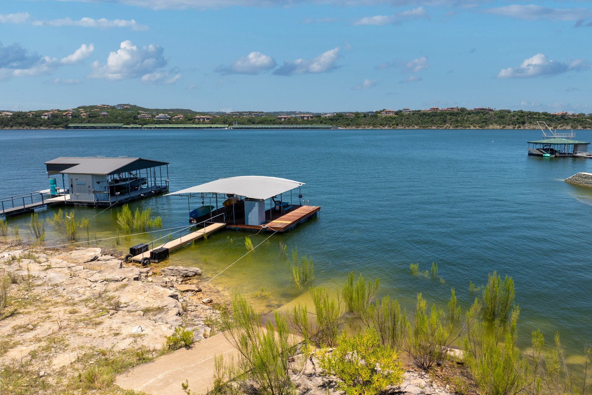 Lake Travis Waterfront! 2 homes, 3 acres with dock!