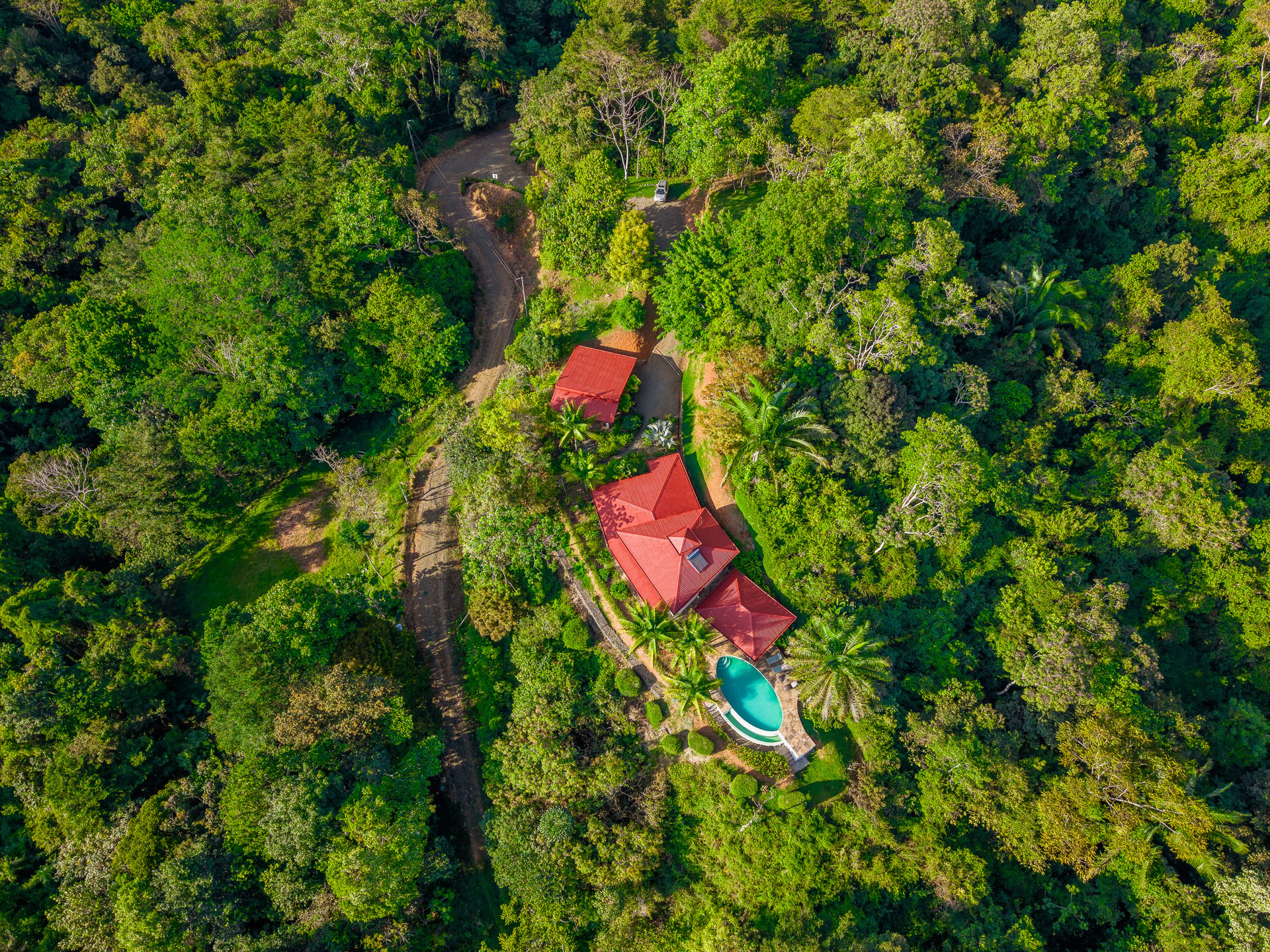 Sunset Ocean View Home on 2.6 Acres Platanillo
